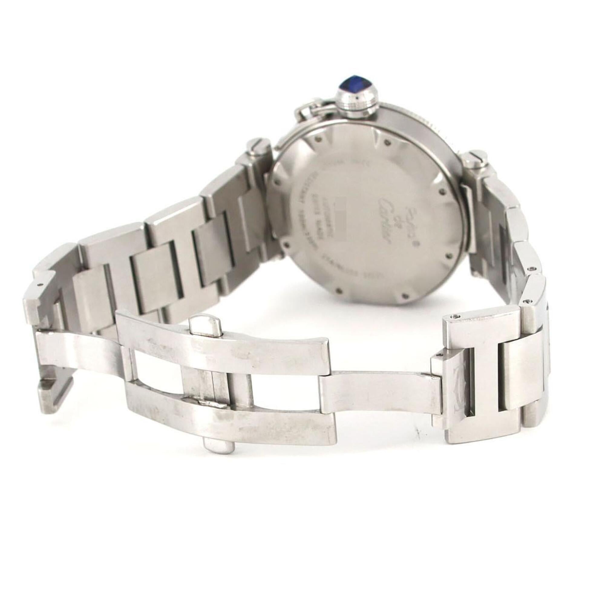 Cartier Pasha W31080M7 Silver Dial 40mm Watch