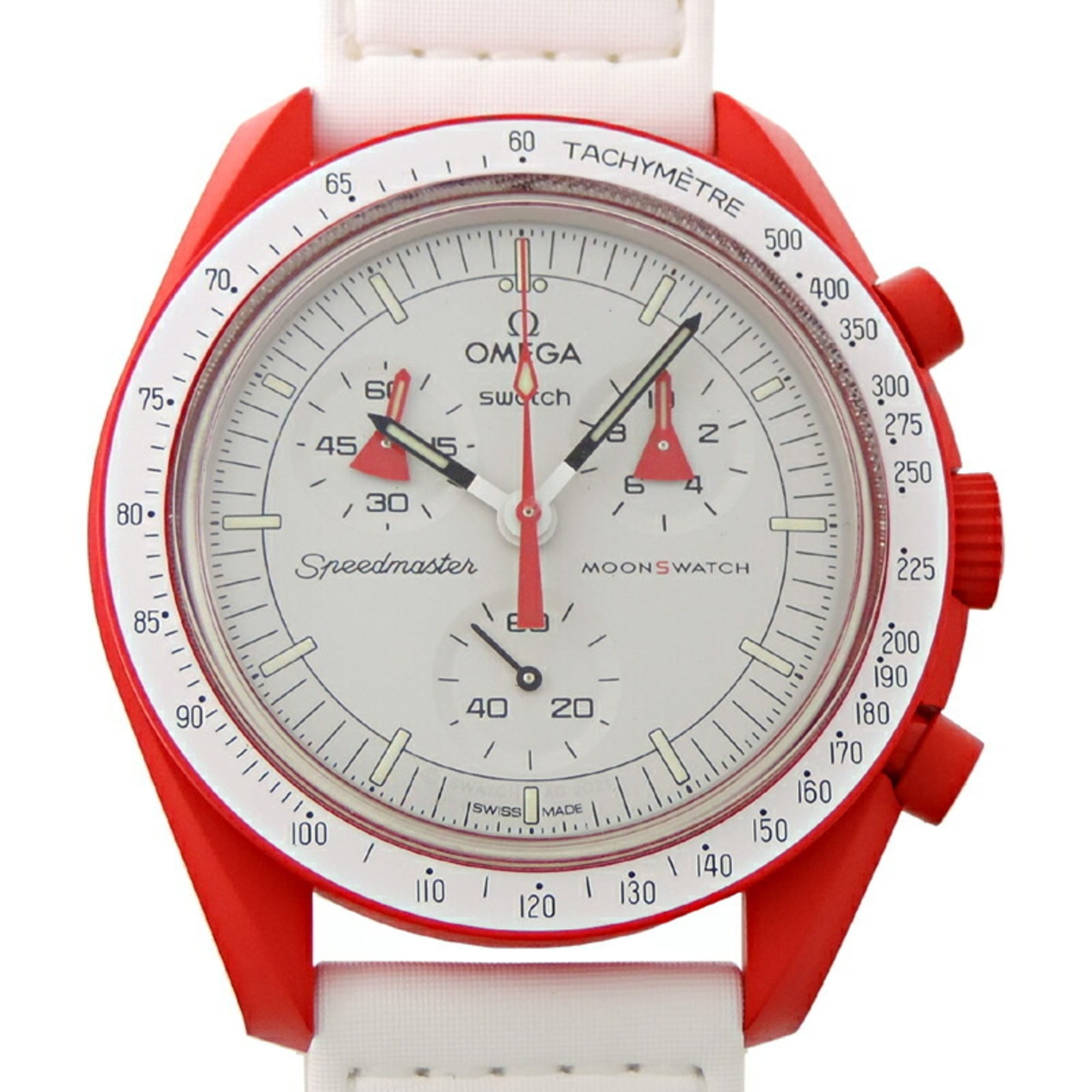 SWATCH x OMEGA Moon Mission to Mars Women's and Men's Watch SO33R100