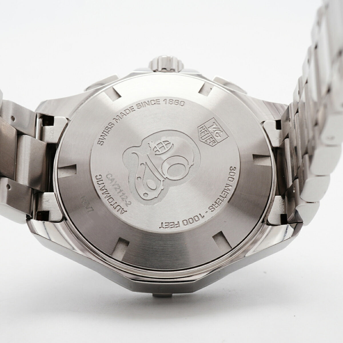 TAG Heuer Aquaracer Calibre CAY2112 horloge met blauwe wijzerplaat, 44 mm