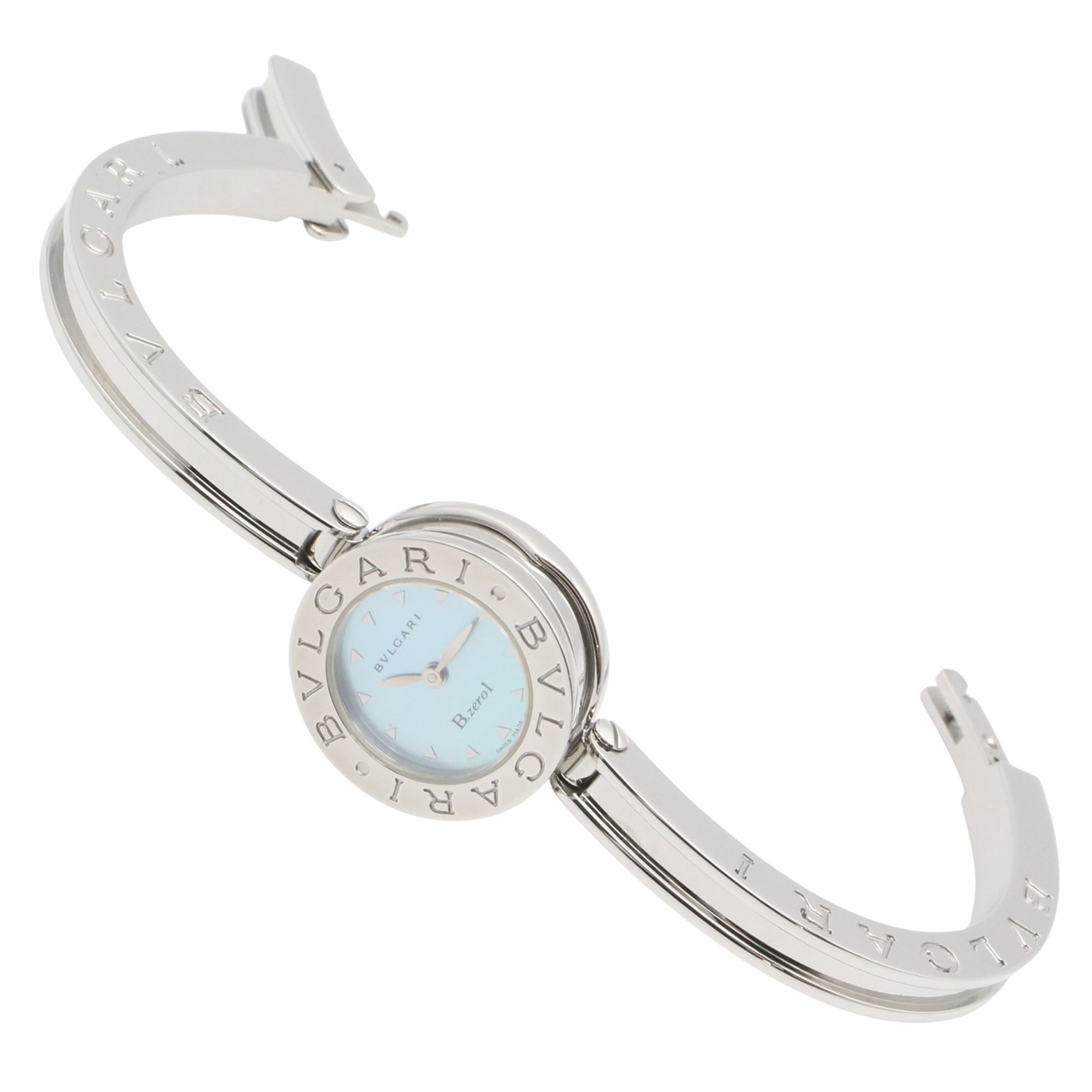 Bulgari BVLGARI B-zero1 Stainless Steel Wo Blue Tone Shell BZ22S
