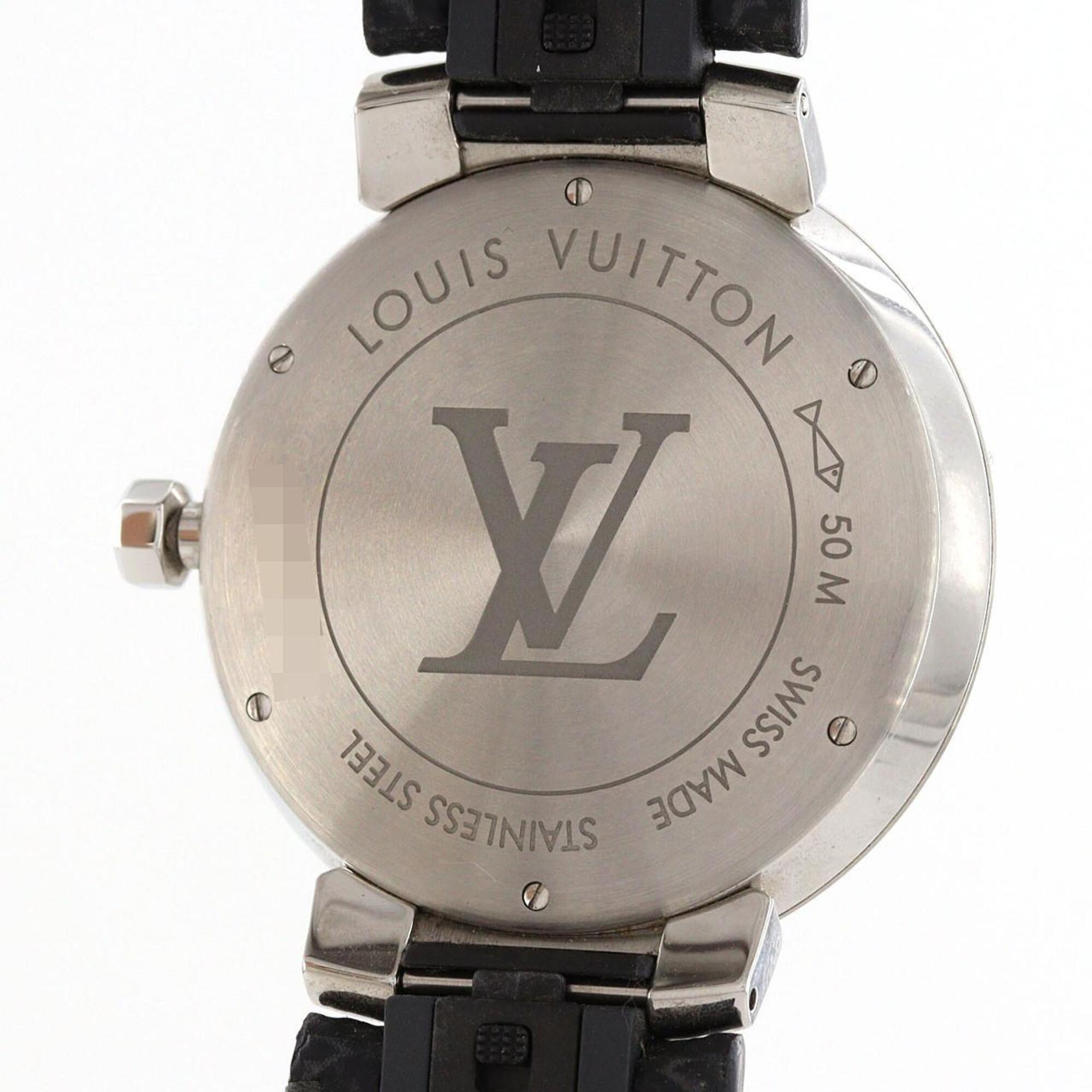 Louis Vuitton Tambour Q1DM0 Grey Dial 39mm Watch