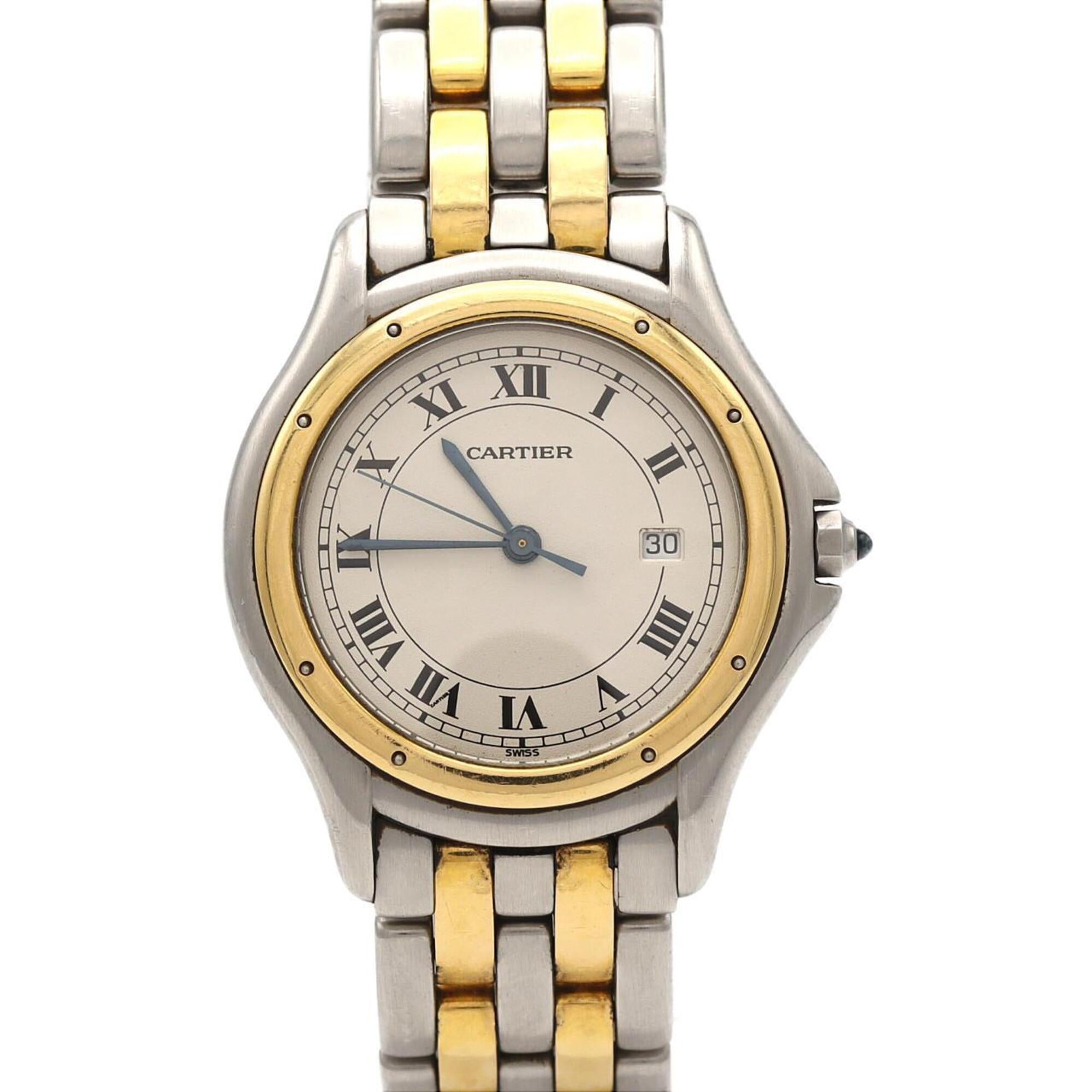 Cartier Panthère Cougar LM 2ROW W35006B6 SSxYG Quartz