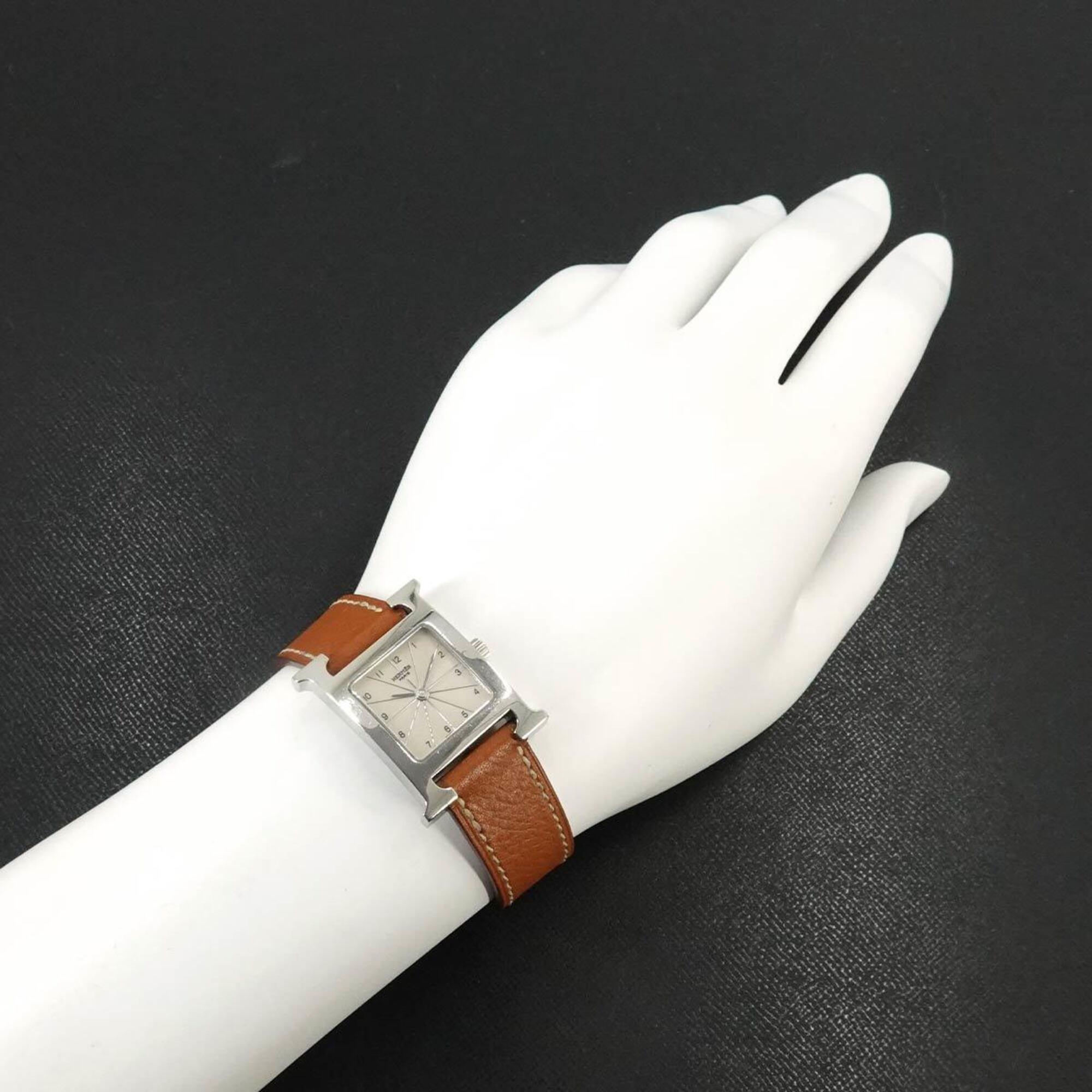 Hermes H- Silver Dial 21mm Watch