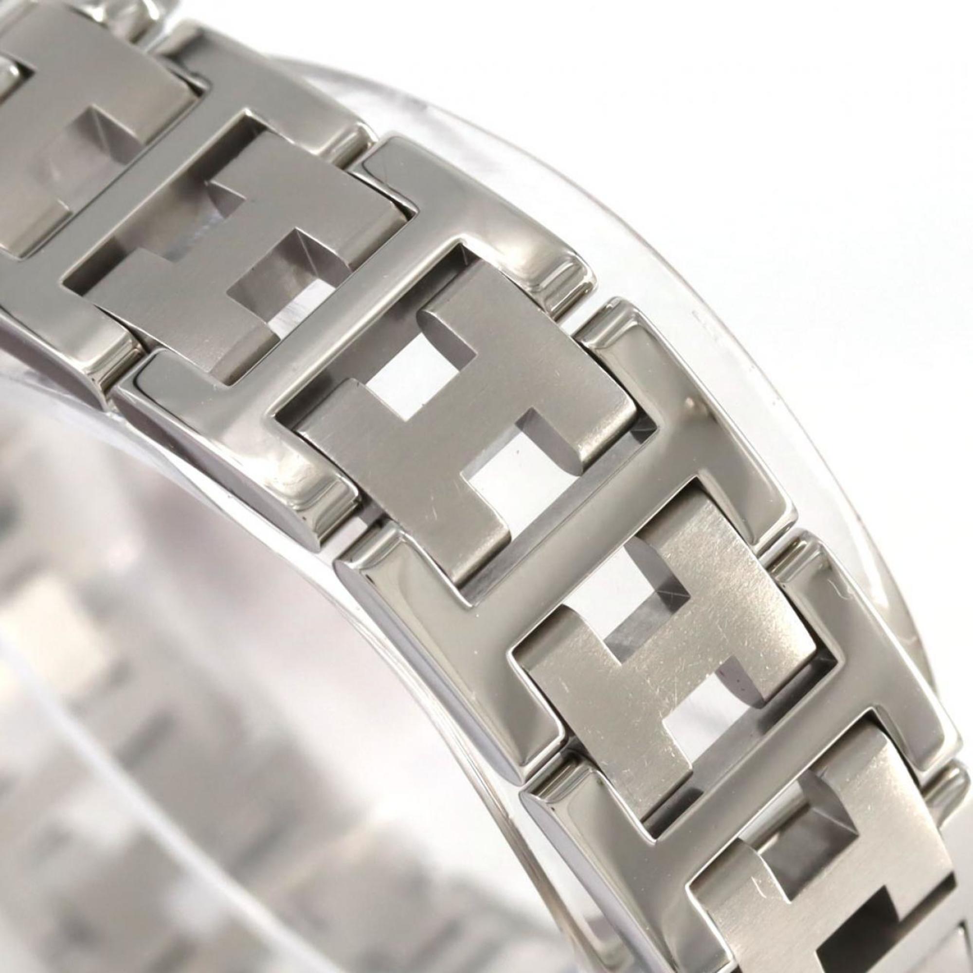 Hermès Clipper CL4.210 roestvrijstalen quartzhorloge