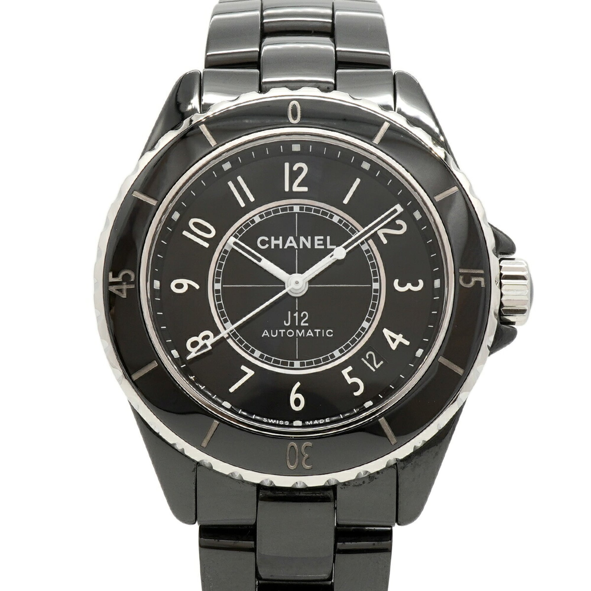 Chanel J12 H5697 Black Dial 39mm Watch