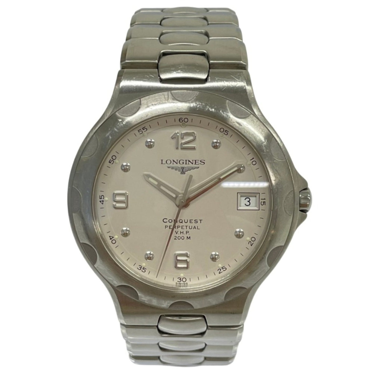Montre Longines Conquest Blanc avec cadran de 37 mm