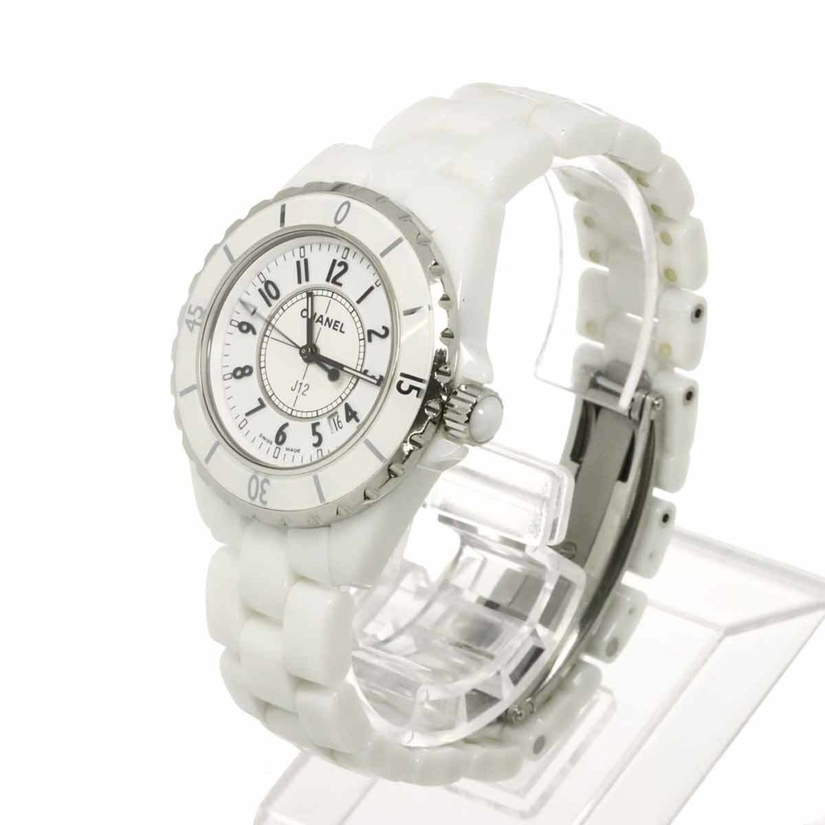Chanel J12 33mm H0968 White Dial 34mm Watch