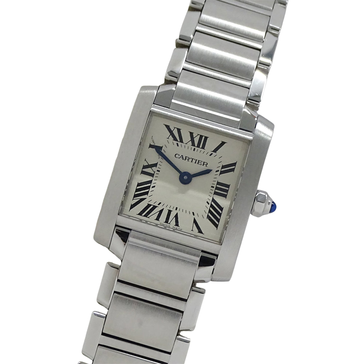 Cartier Tank Française SM W51008Q3 Elfenbein Zifferblatt 20 mm Uhr