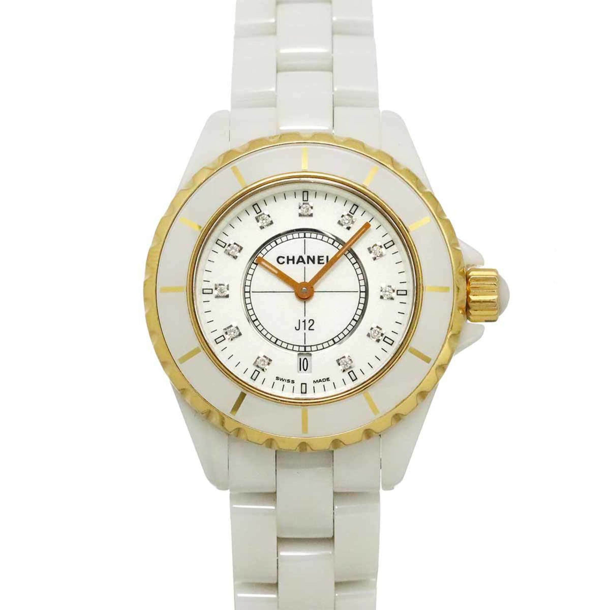 Montre Chanel J12 H1628 Blanc avec cadran de 34 mm