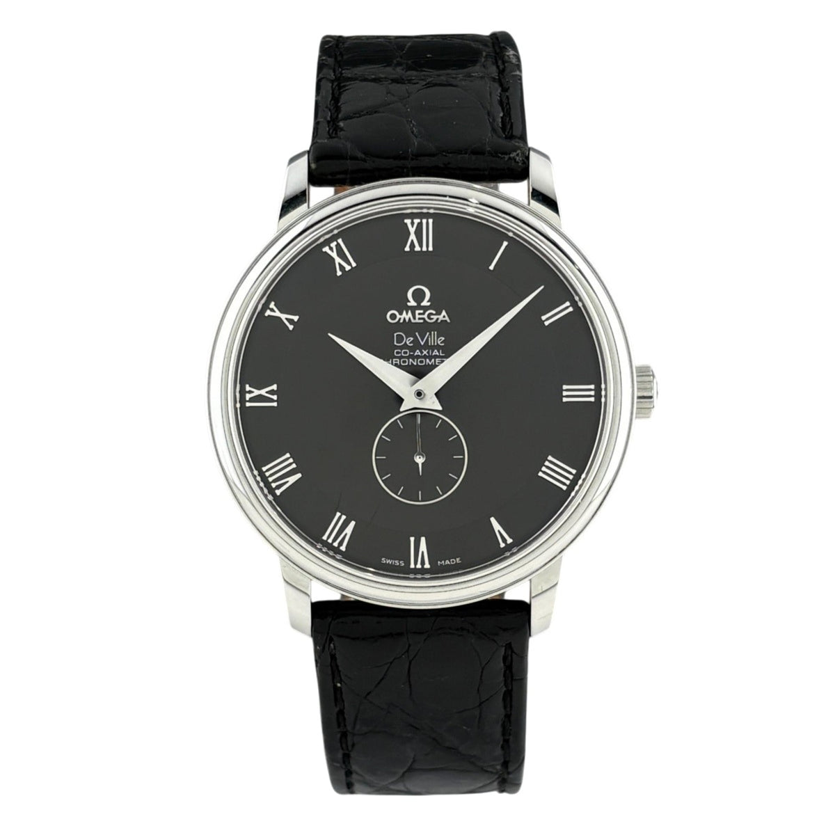 Omega De Ville Prestige 4813.5 met zwarte wijzerplaat 39mm Horloge