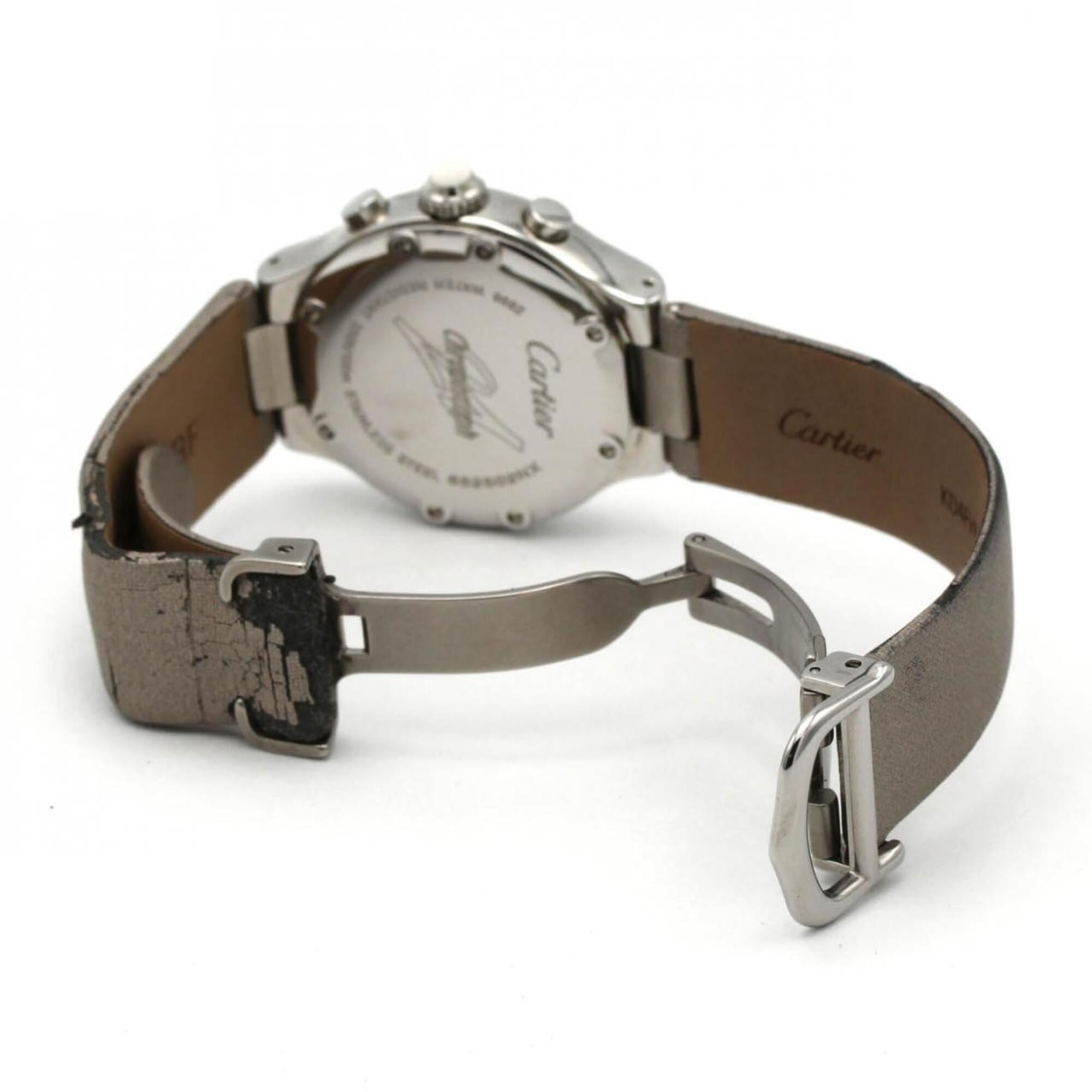 Cartier Chronoscaph SM W1020012 Pink gold Dial 32mm Watch