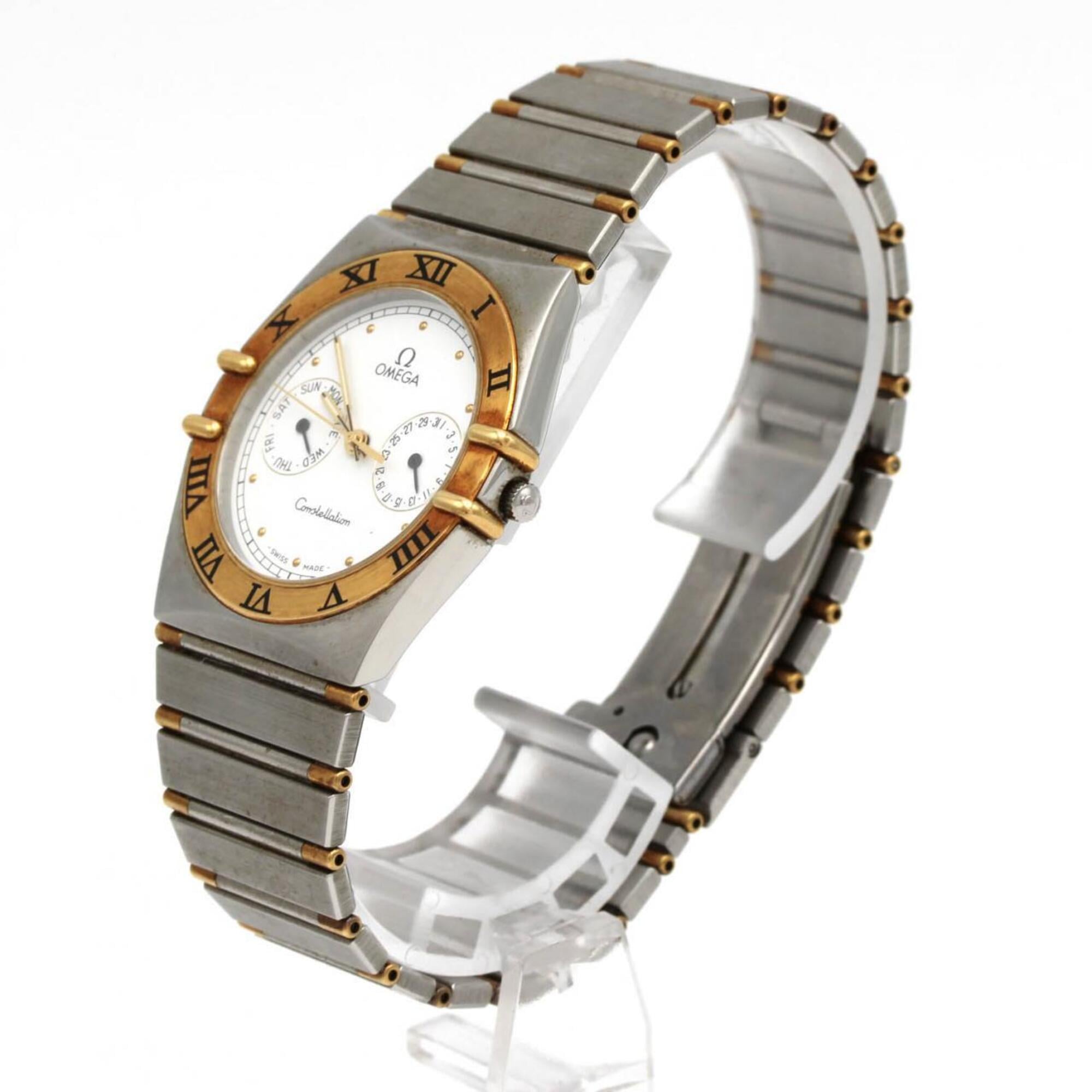 Omega Constellation Day-Date White Dial 32mm Watch