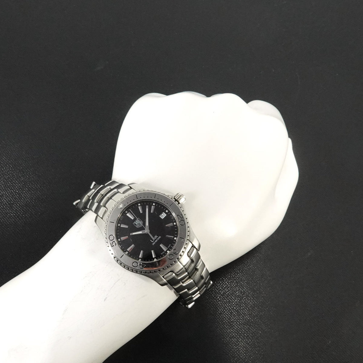 TAG Heuer Link WJ1110 Schwarz Zifferblatt 39mm Uhr