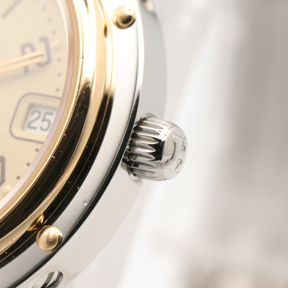 Hermes Clipper CL4.220 Elfenbein Zifferblatt 24 mm Uhr