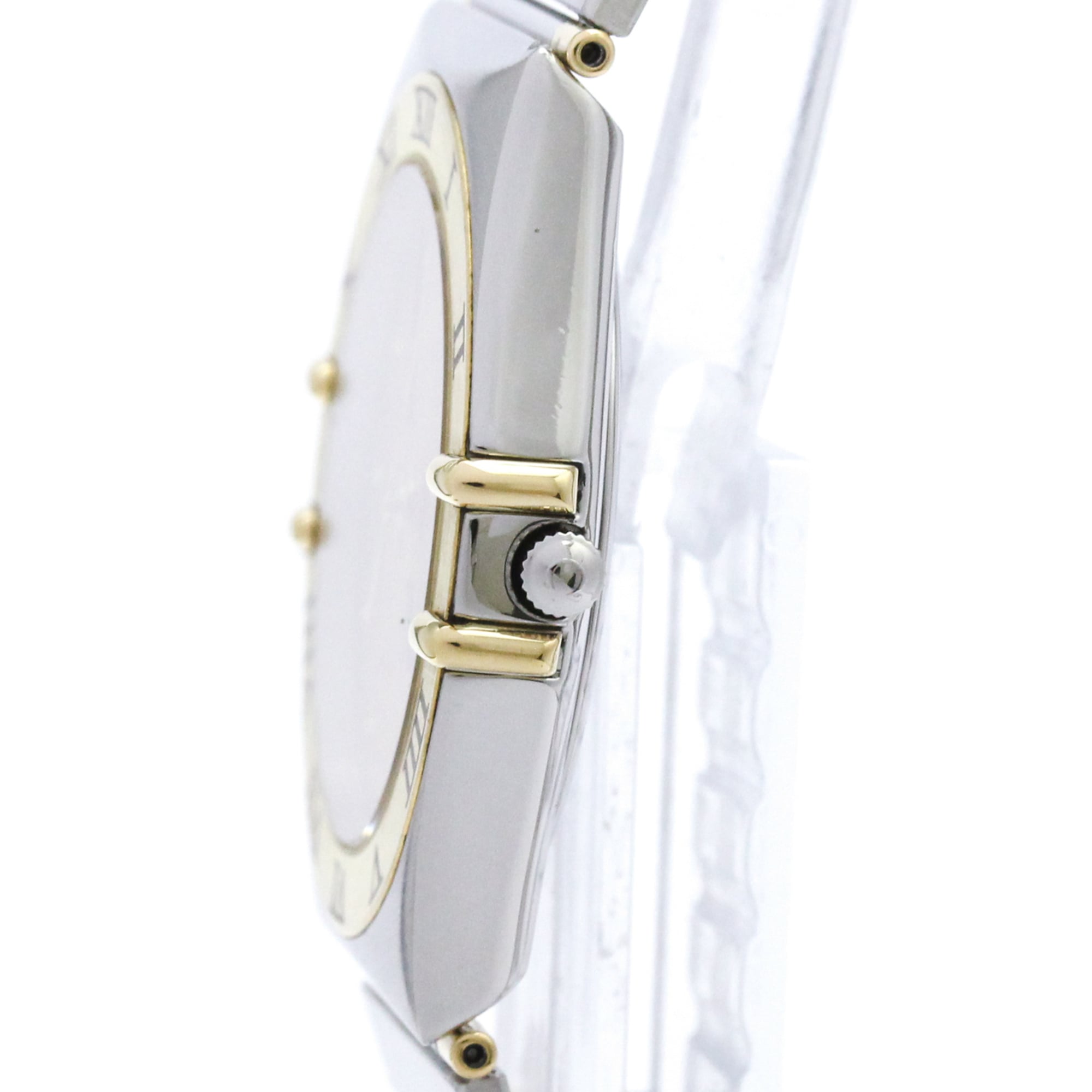 OMEGA Constellation Herrenuhr 18 Karat Gold Edelstahl Quarz 396.1080