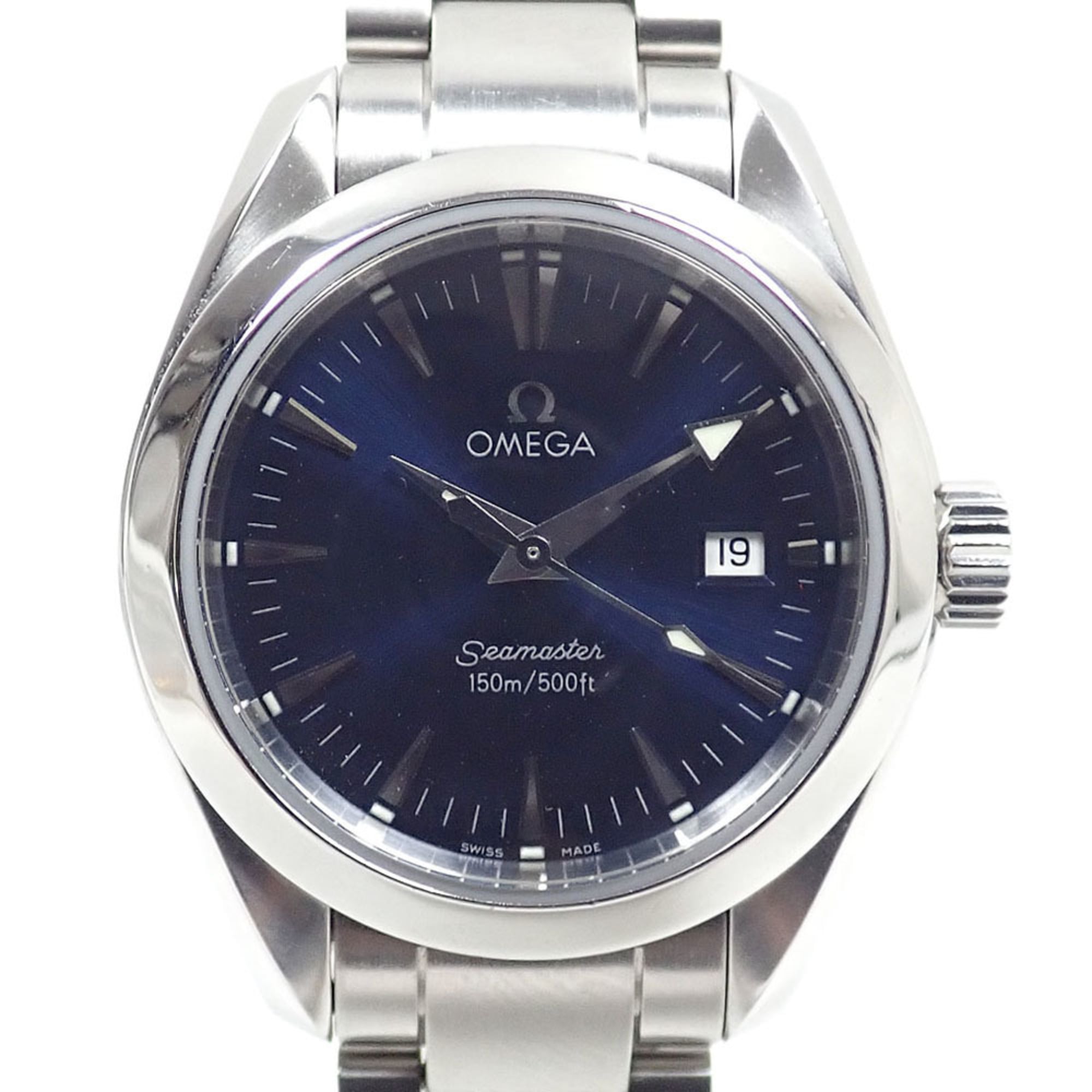 Omega Seamaster 2577.80.00 Blue Dial 29mm Watch