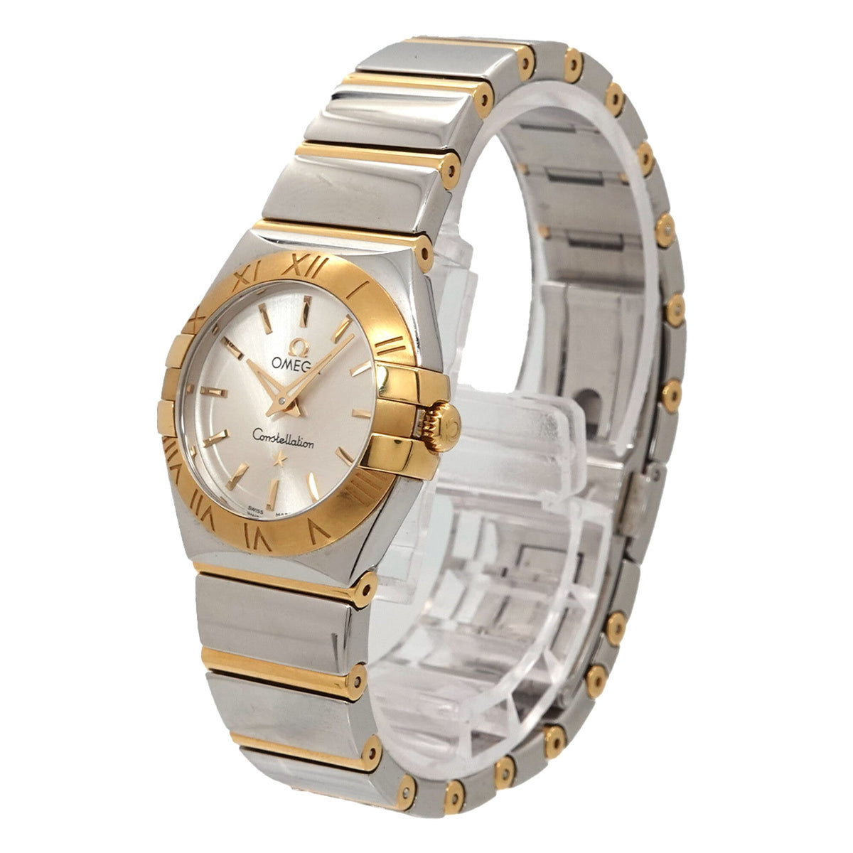 Omega Constellation Brushed 123 20 24 60 02 002 Silver Dial 24mm Watch