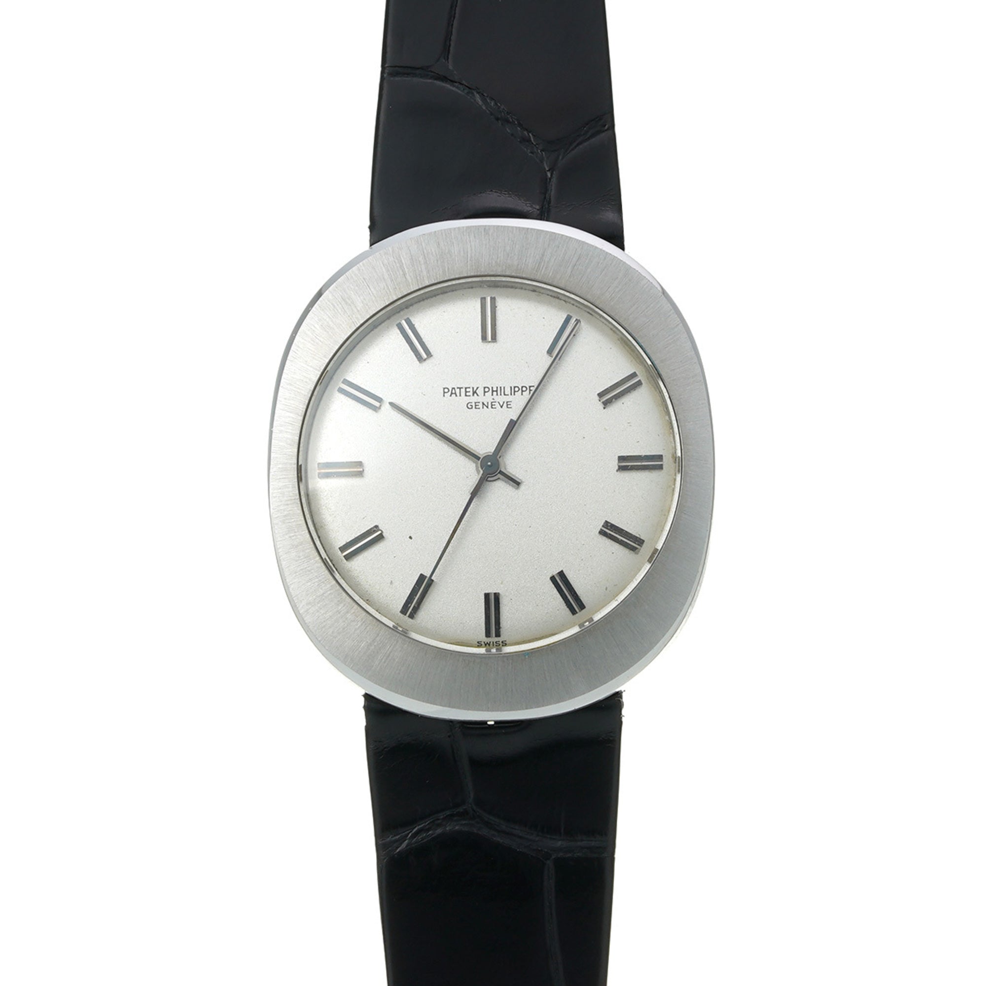 Patek Philippe Automatic Antique 3580A Silver Men's Watch Self-Winding