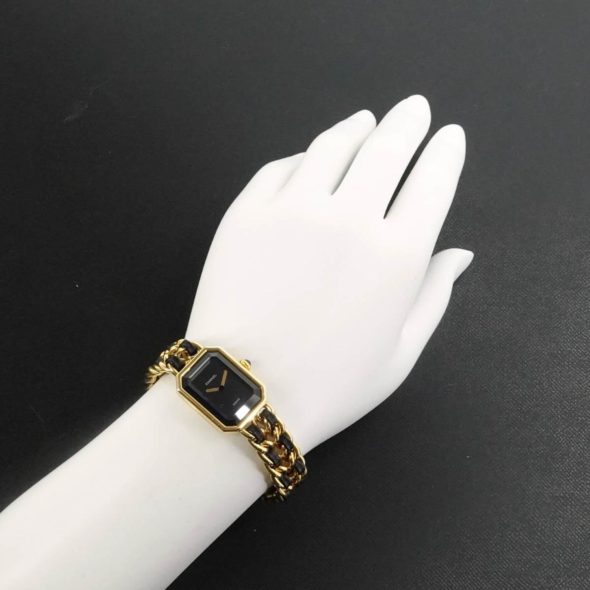 Montre Chanel Première, grand modèle, H0001, pour femmeNoir orQuartz