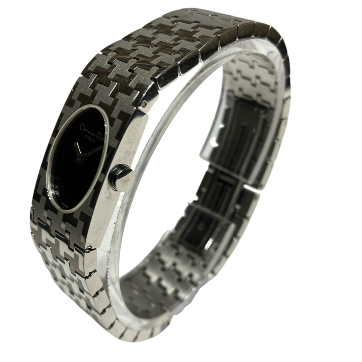 Christian Dior Miss D70-100 horloge met zwarte wijzerplaat, 15 mm