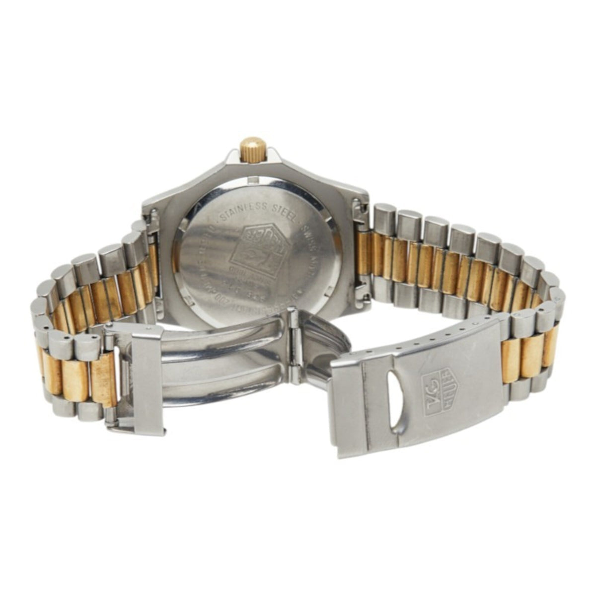 TAG Heuer 3000 Professional 935413, goldenes Zifferblatt, 34 mm Uhr
