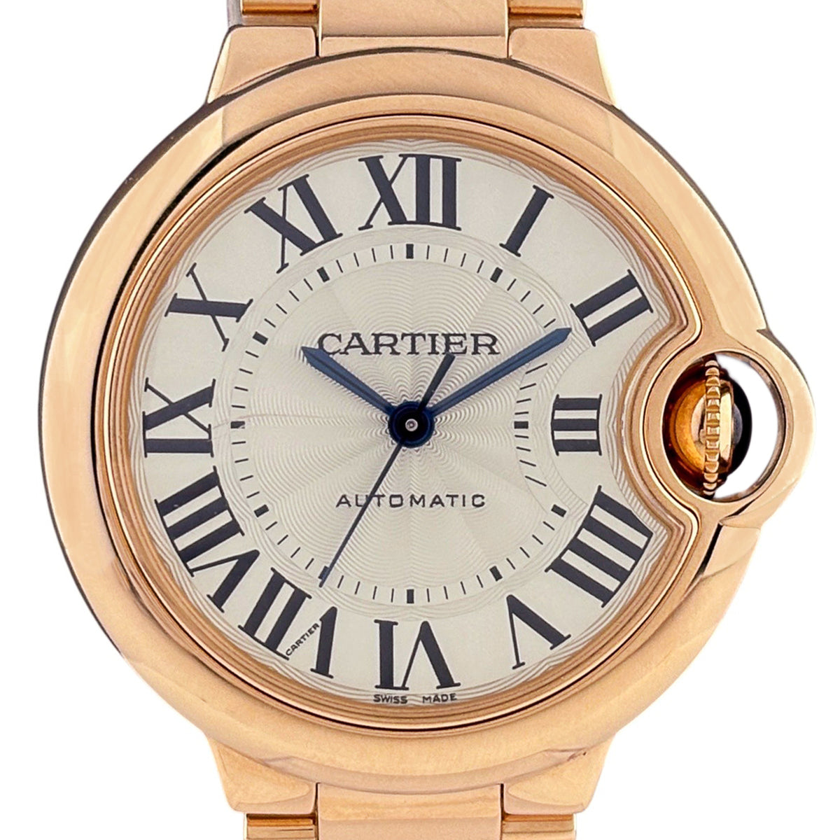 Cartier Ballon Bleu W6920096 Silber Zifferblatt 34 mm Uhr