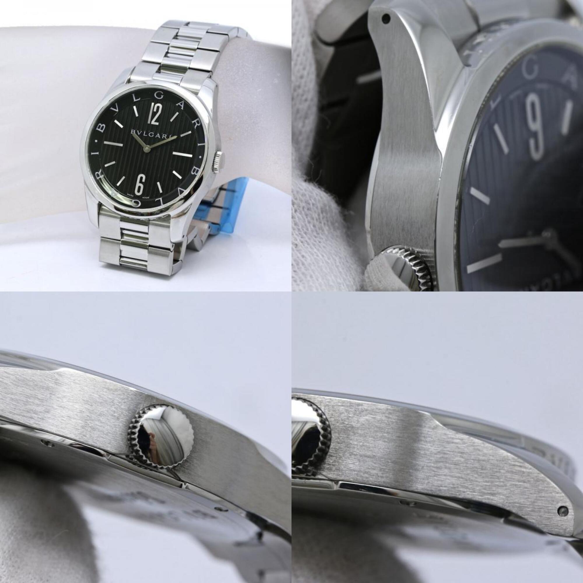 BVLGARI Solotempo ST42BSS ST42S Stainless Steel 40542