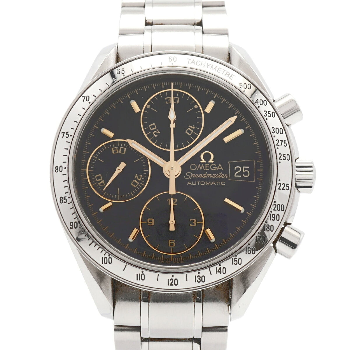 Omega Speedmaster Datum 3513.54 Schwarz Zifferblatt 39mm Uhr