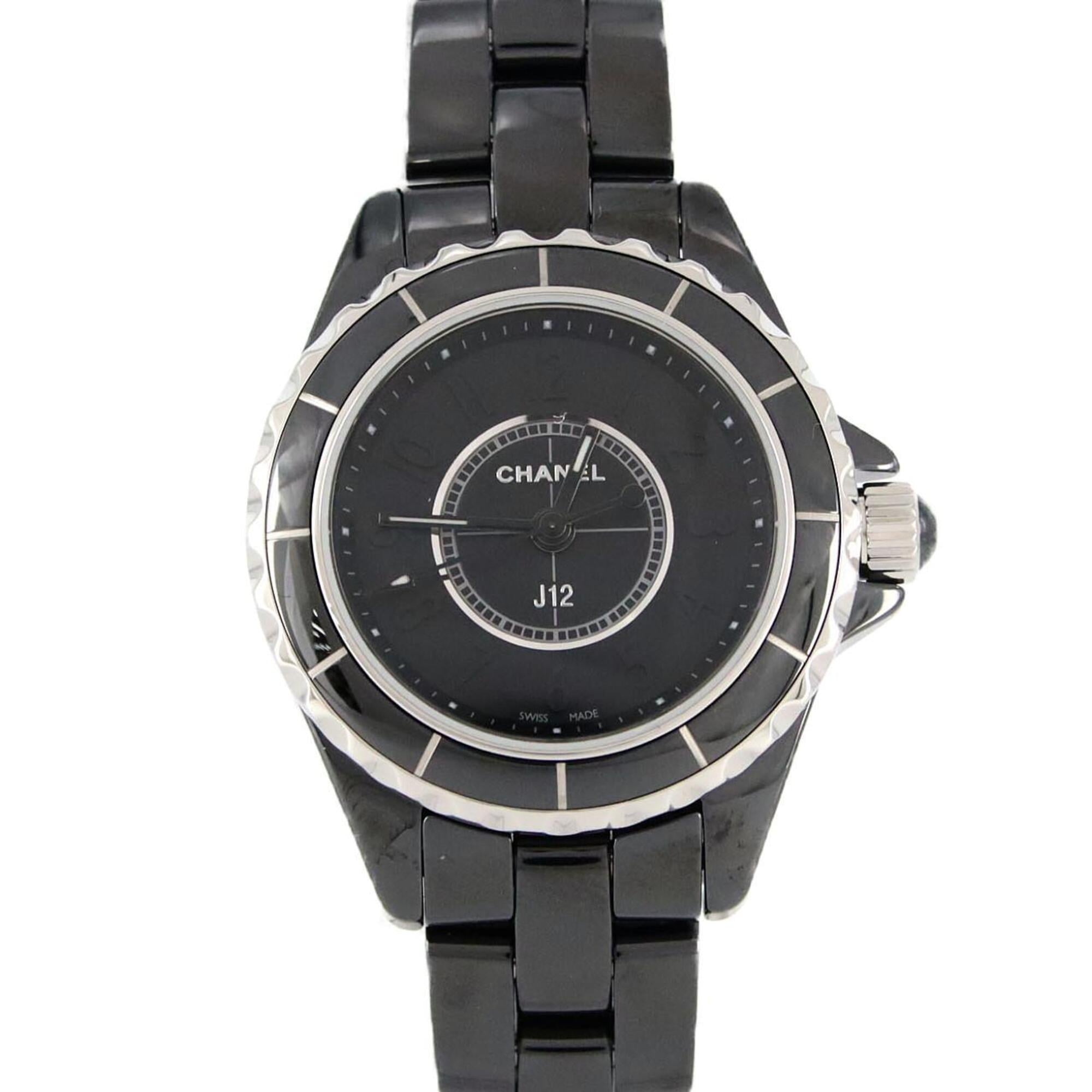 Chanel J12 Intense Black 29mm Ceramic H4196 Black Dial 29mm Watch