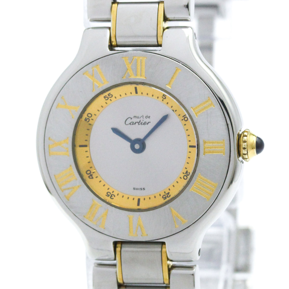 Cartier Must 21 W10073R6 Silber Zifferblatt 28 mm Uhr