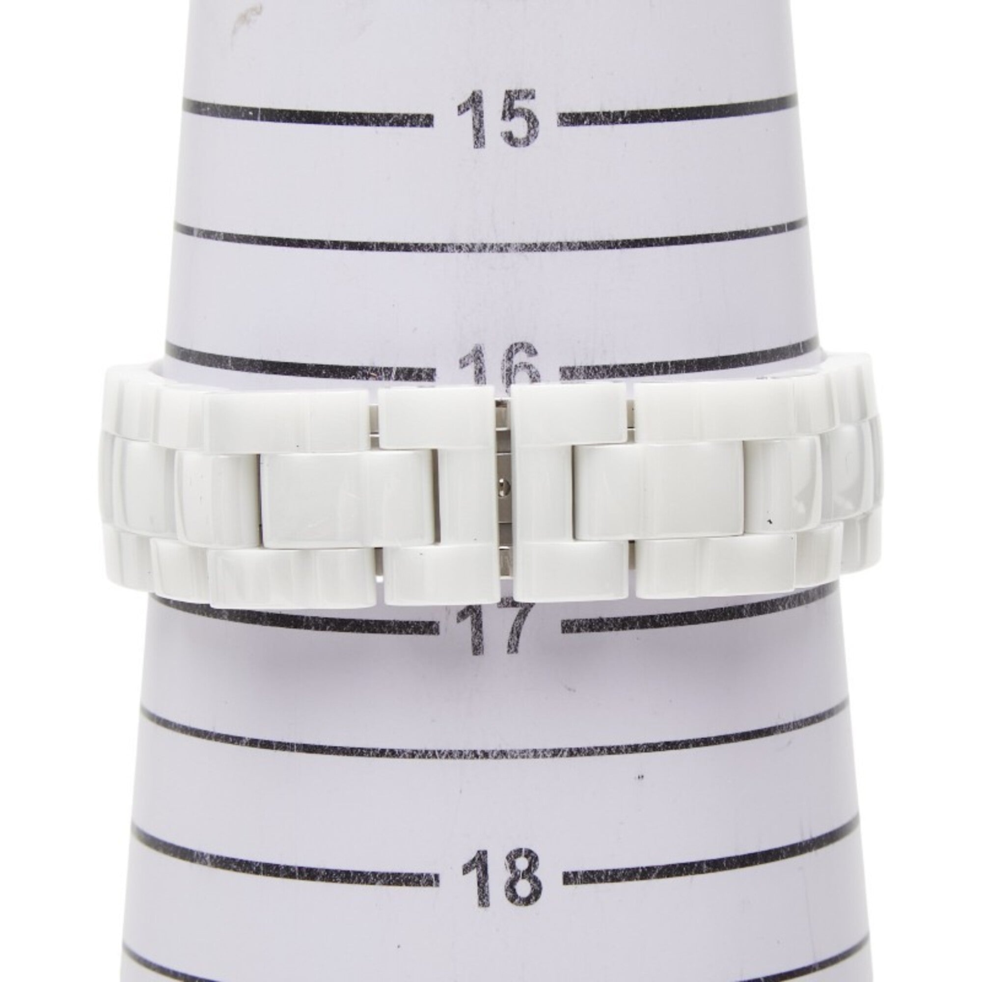 Chanel J12 Kaliber 12.1 Horloge H9540 Automatisch (met handmatige opwinding) Witte wijzerplaat 18-karaats geelgoud en keramiek Dames CHANEL