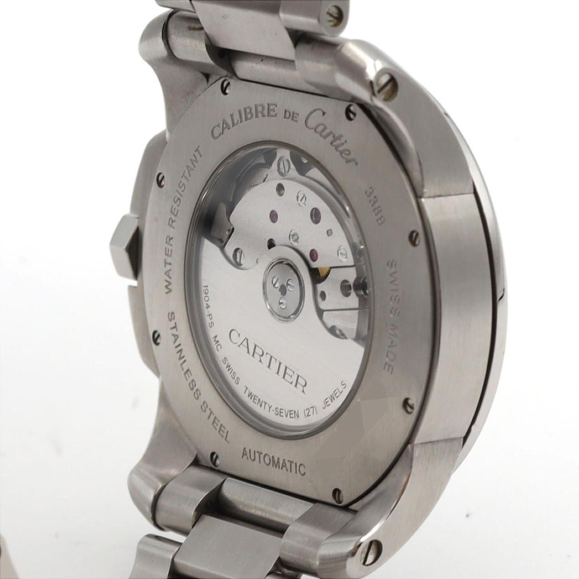 Cartier Calibre de Cartier W7100016 Black Dial Stainless steel 42mm Watch