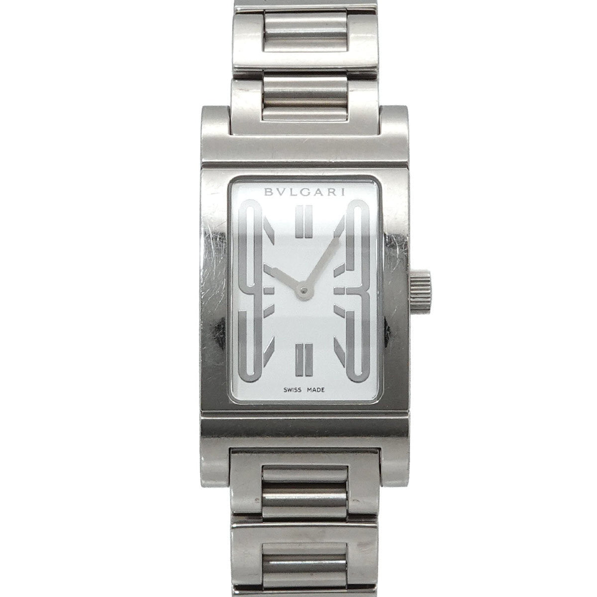 Montre Bvlgari Bulgari BVLGARI Rettangoro RT39S Blanc avec cadran de 21 mm