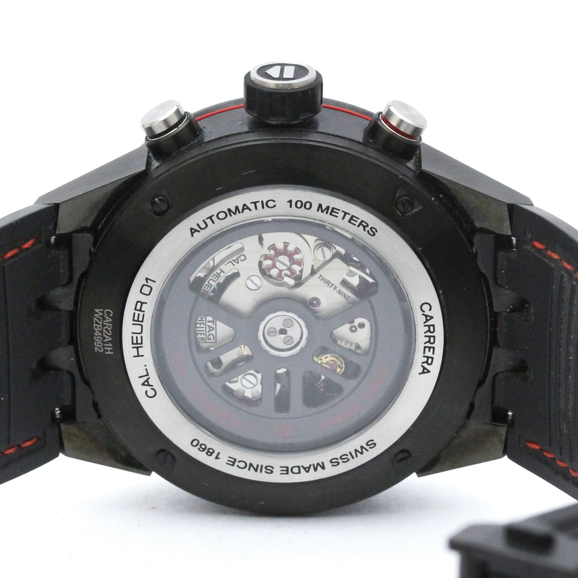 TAG Heuer Carrera CAR2A1H Black Dial 45mm Watch