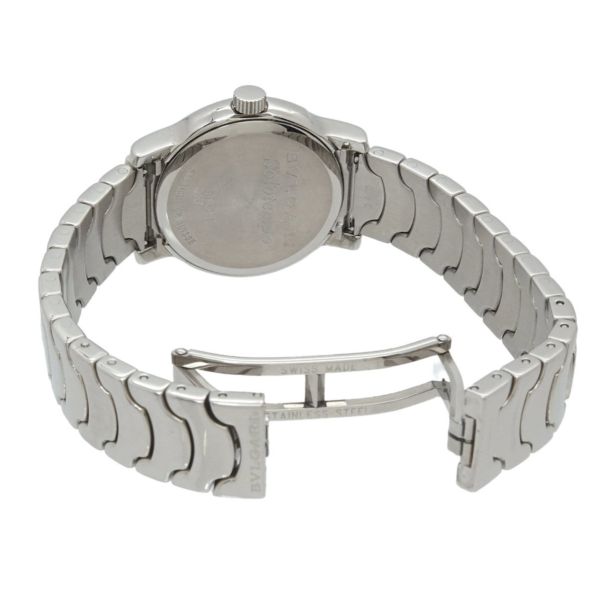 Bvlgari Bulgari BVLGARI Solo Tempo ST29S Schwarz Zifferblatt 29 mm Uhr