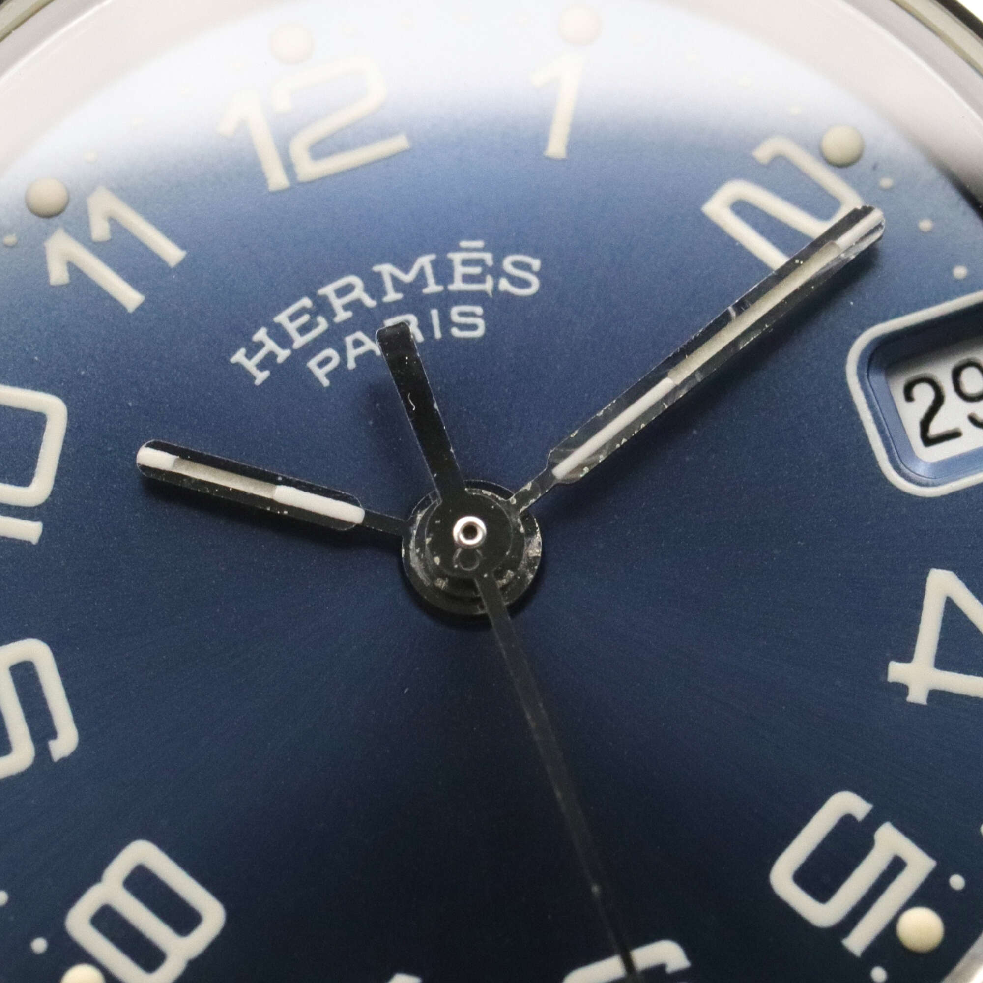 Hermes Clipper CL4.210 Blue Dial Stainless steel 24mm Watch