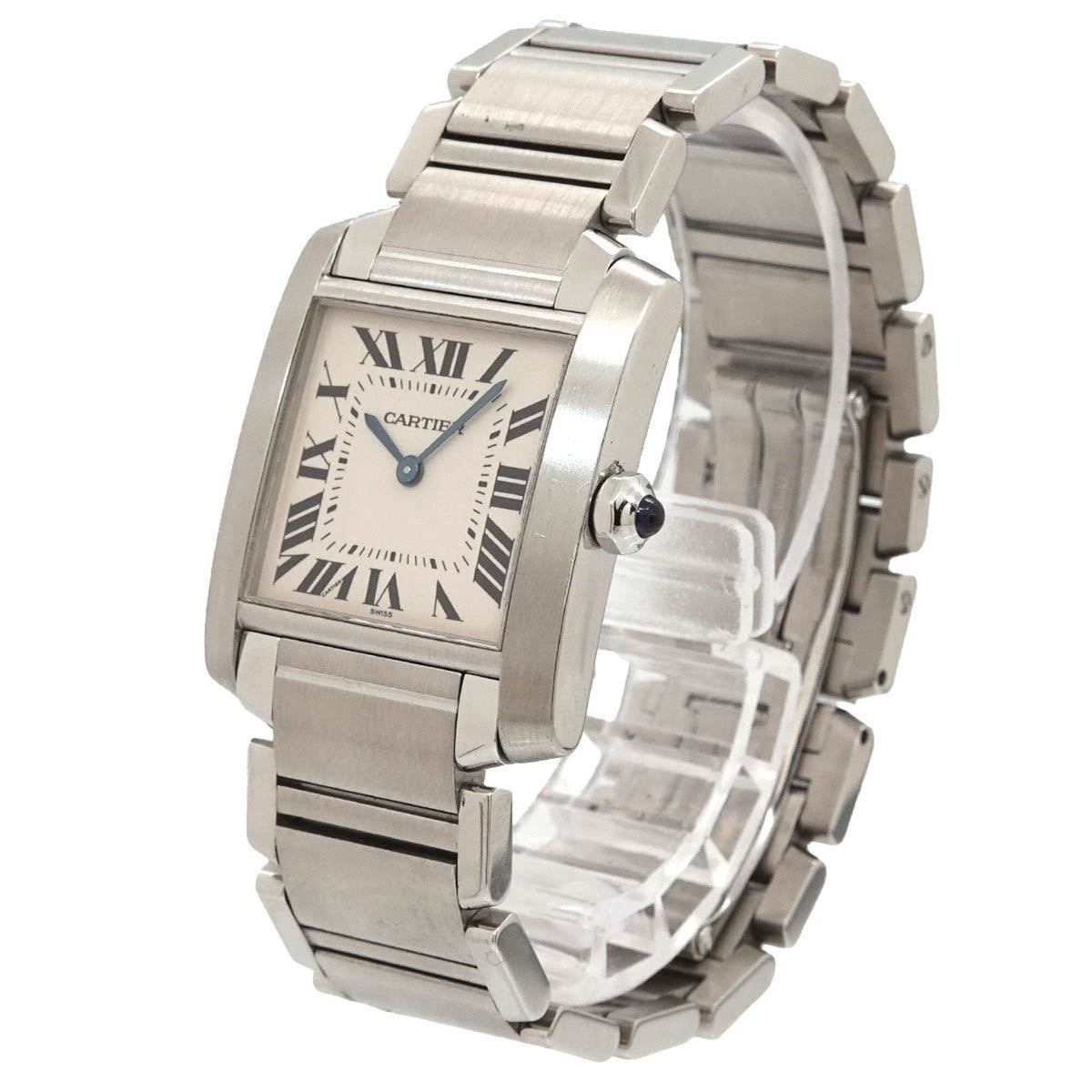 Cartier Tank Française MM W51003Q3 Ivory Dial 25mm Watch