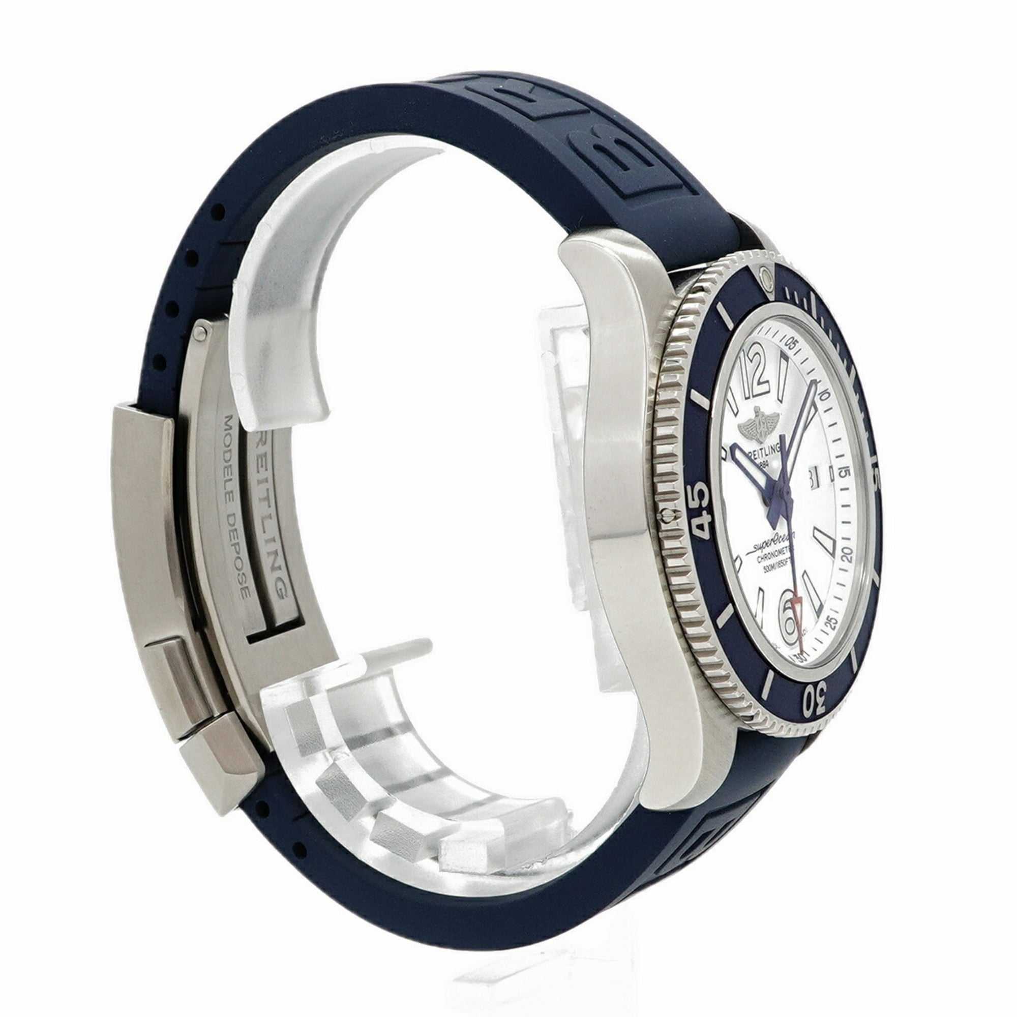 Breitling Superocean Automatic 42 A17366 herenhorloge met witte wijzerplaat