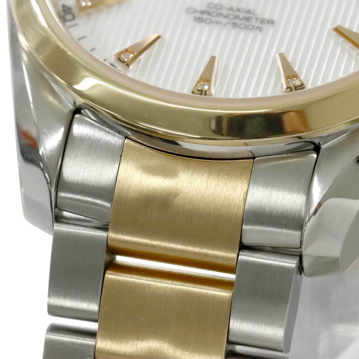 Omega Seamaster Aqua Terra 231 20 39 21 55 001 Weiß Gehäuse Zifferblatt 39mm Uhr
