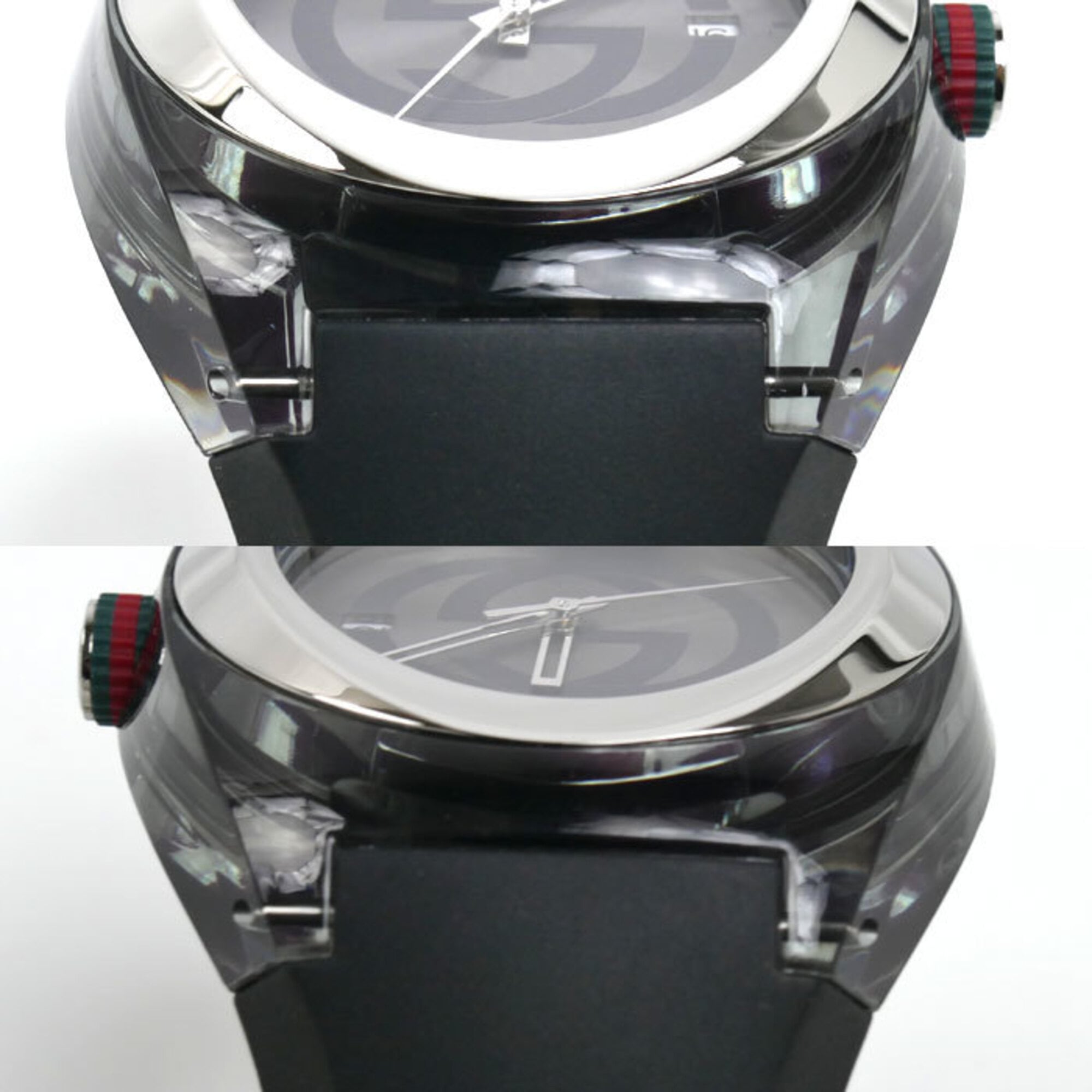 Montre Gucci Sync à piles YA137116, cadran de 46 mm