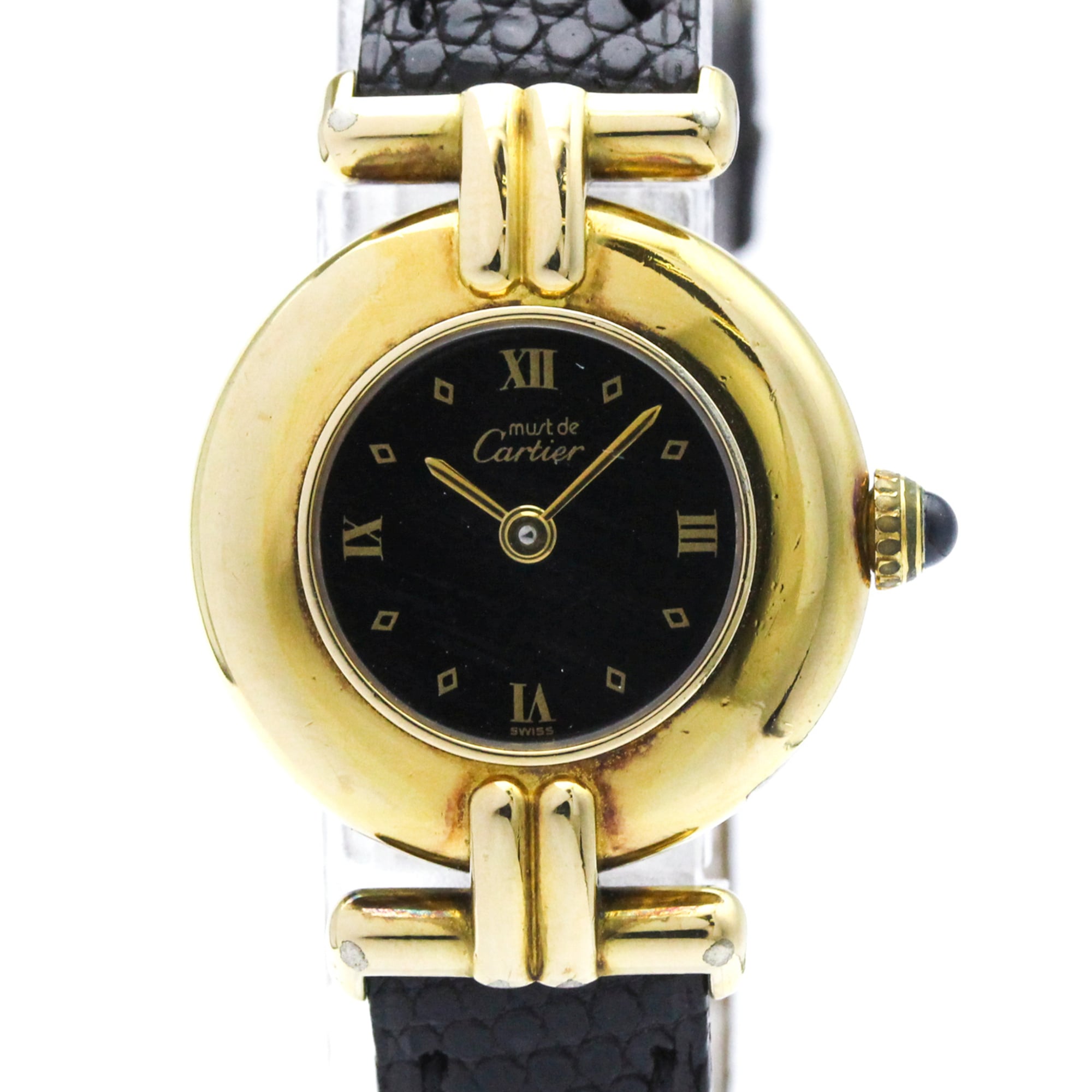 Cartier Colisee W1000753 Black Dial 24mm Watch