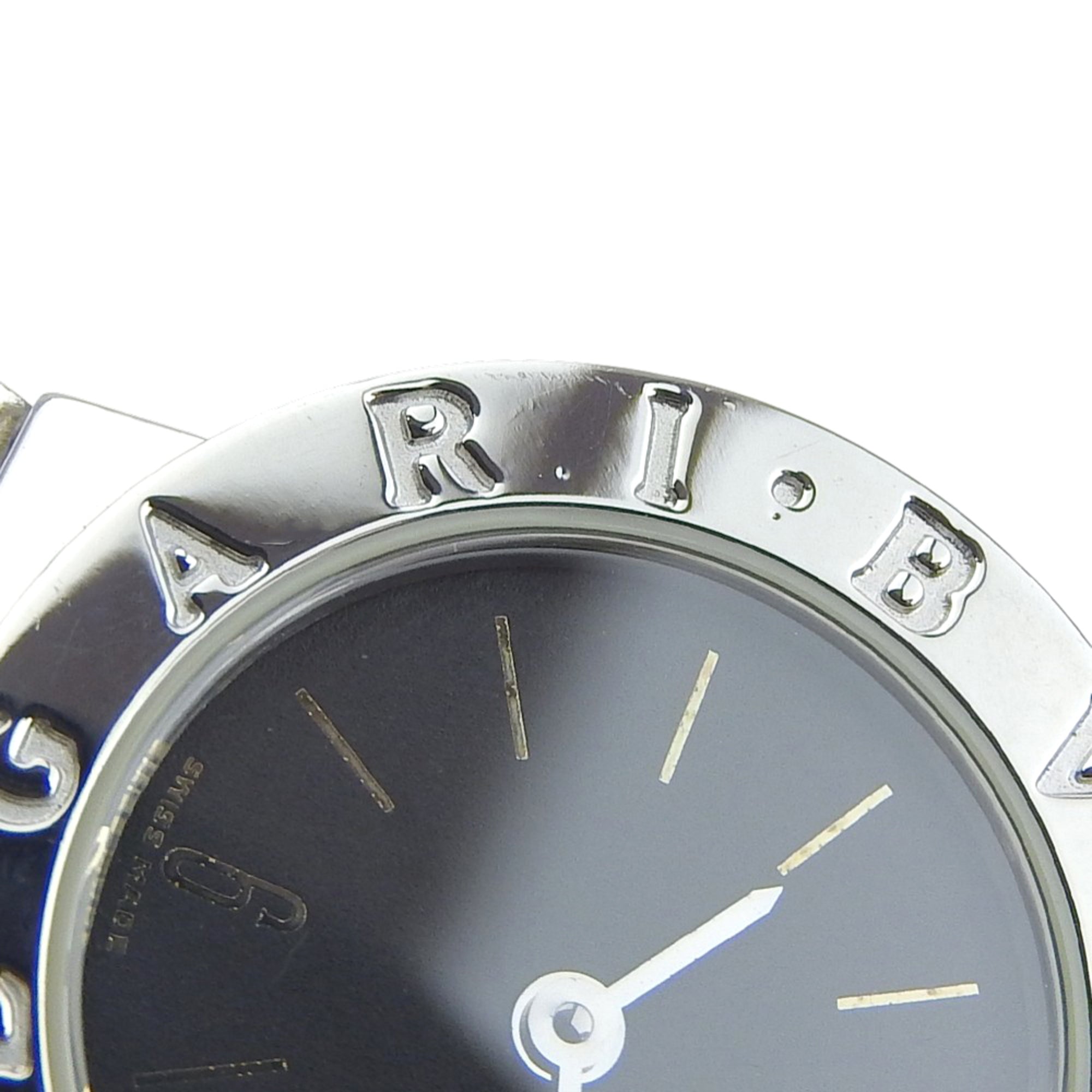 Montre Bvlgari BVLGARI BB23SS en acier inoxydable, à Quartz, cadran Noir pour femme