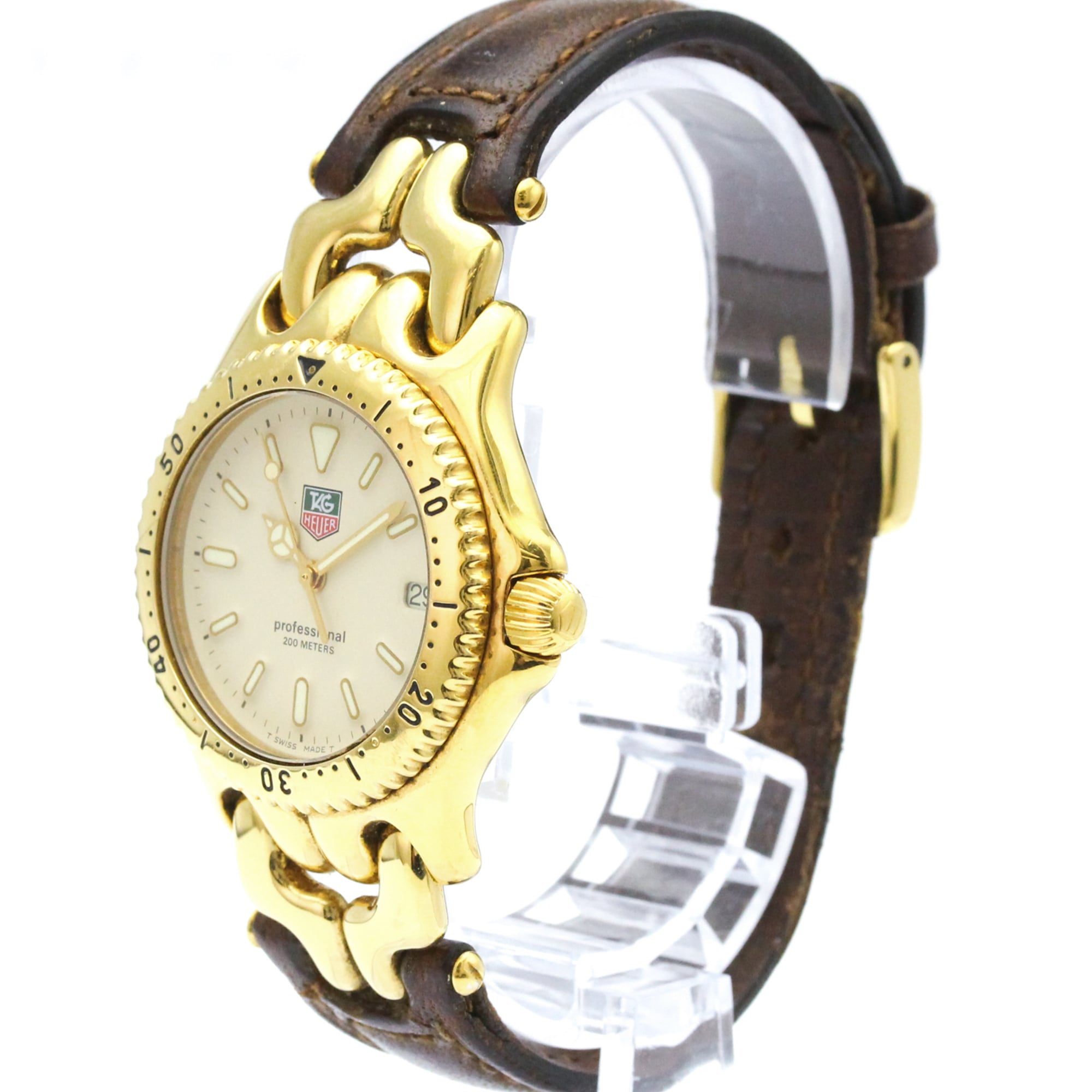 TAG HEUER Sel Professional Gold Plated Quartz Mid Size Watch S94.013K