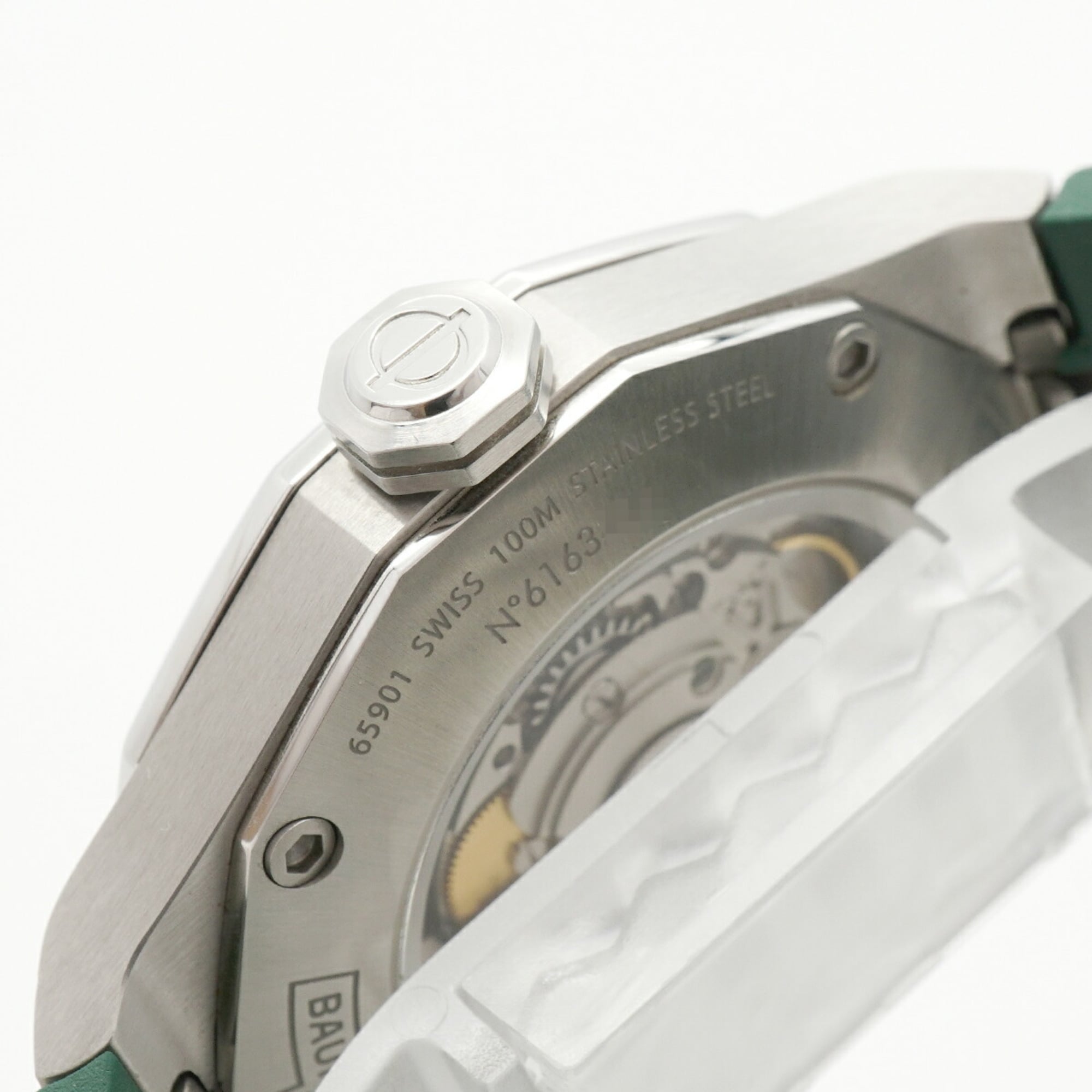 Baume & Mercier Riviera M0A10618 herenhorloge met groene wijzerplaat