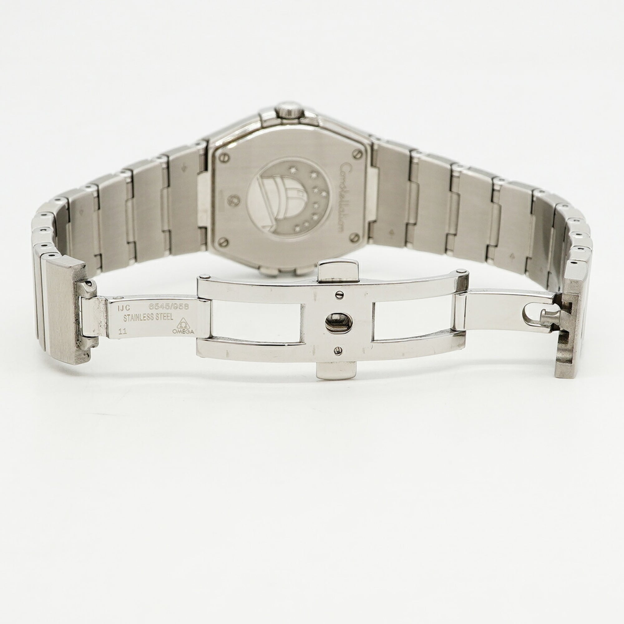 Omega Constellation Plume Diamond 123.10.27.60.55.004 White Dial Wo