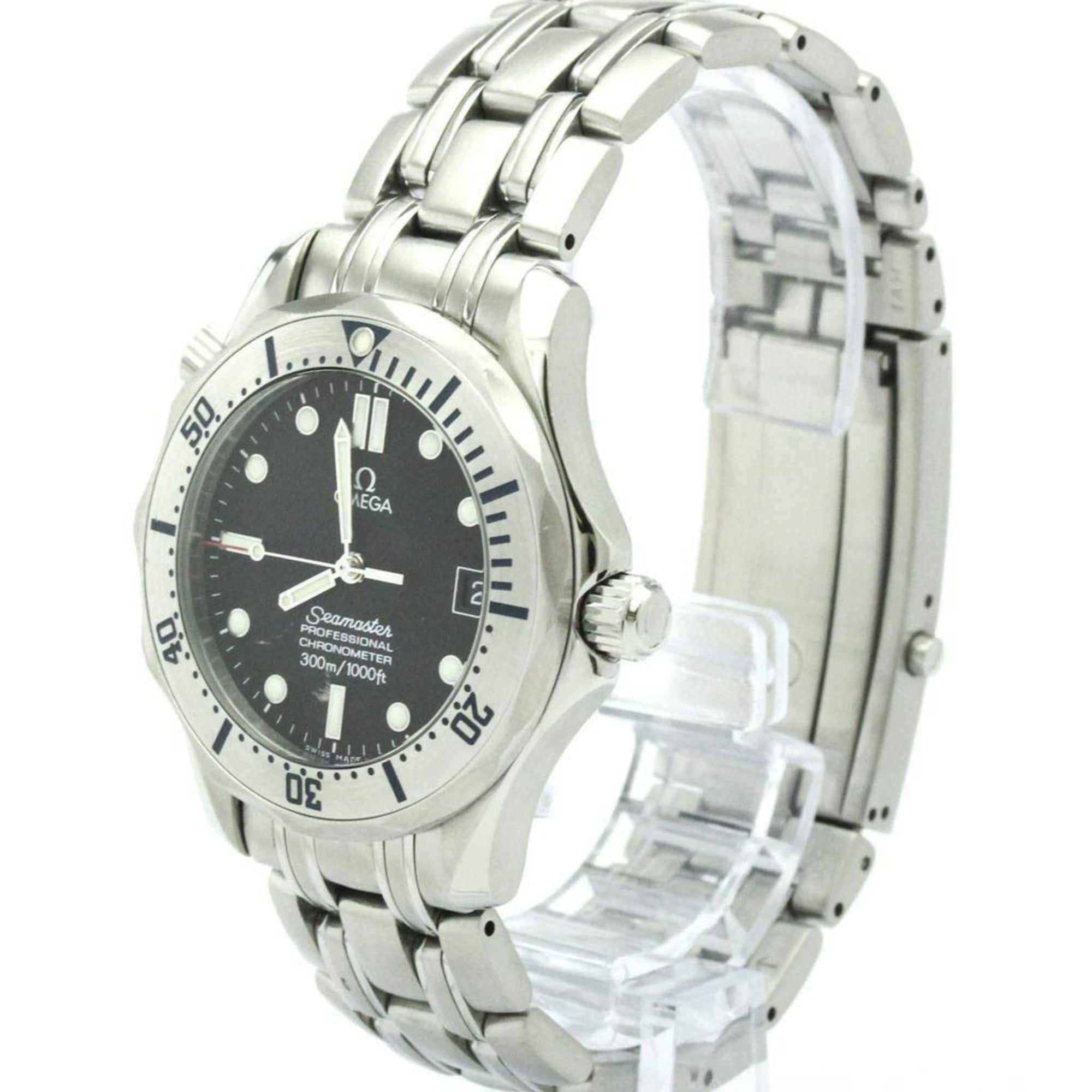 OMEGA Seamaster Professional 300M Steel Mid Size Watch 2250.50 Polished