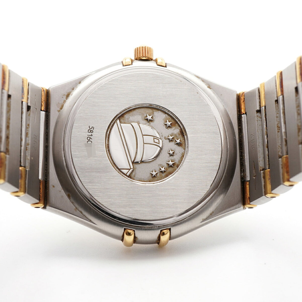 Omega Constellation Date 1312.3 met witte wijzerplaat, 33 mm