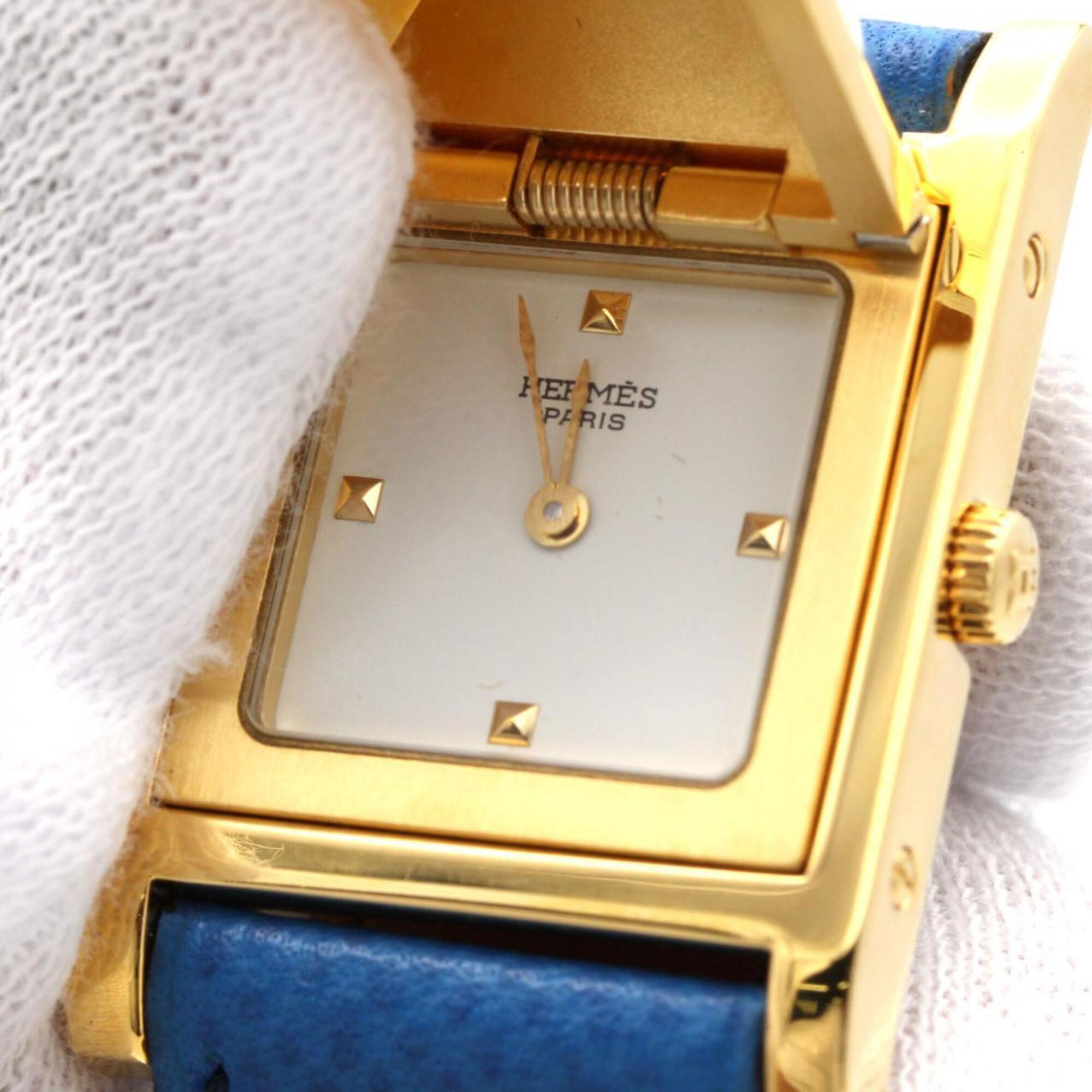 Hermes Medor GZl1jnyc White Dial 23mm Watch