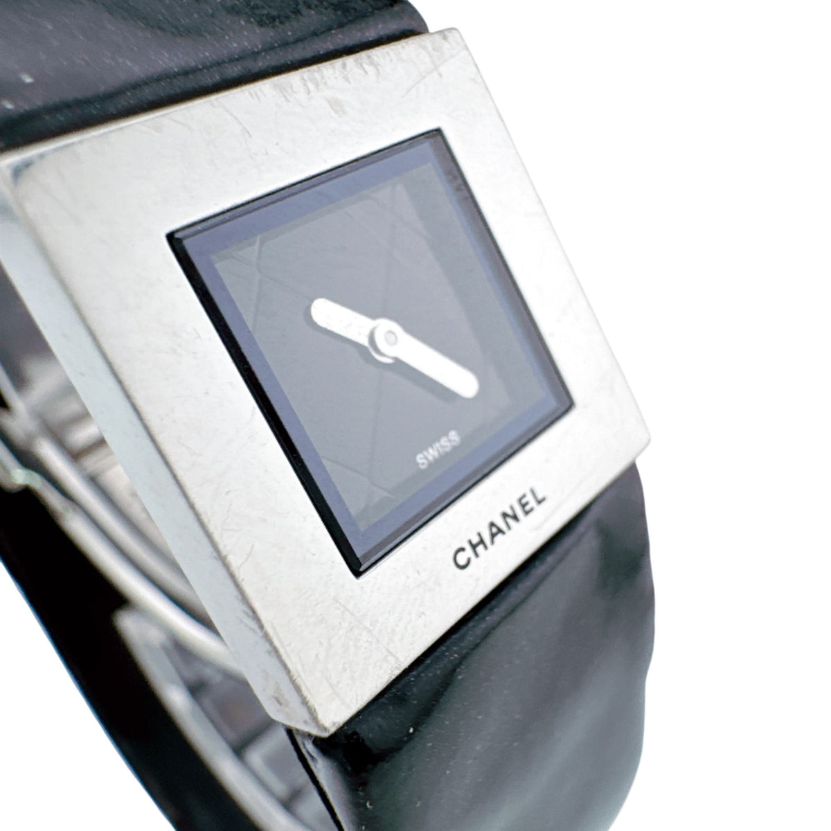 Chanel Matelassé Black Dial 17mm Watch
