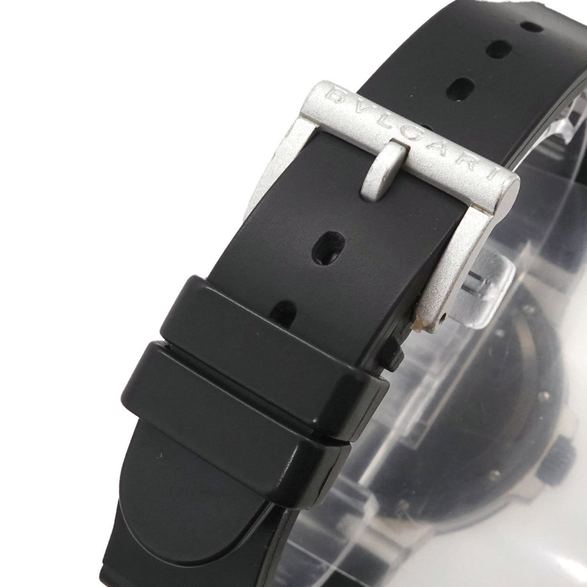 Bulgari Aluminium AL38A Silber Zifferblatt 38 mm Uhr